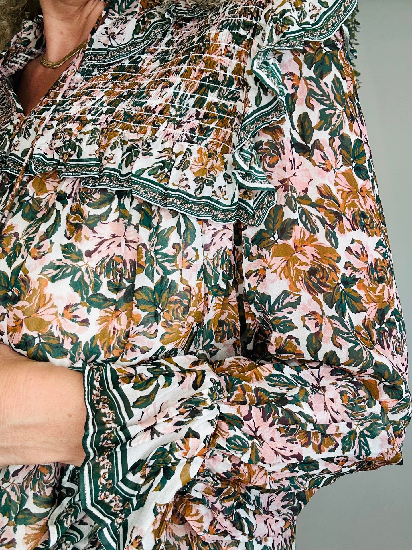 Floral Blouse - Size S