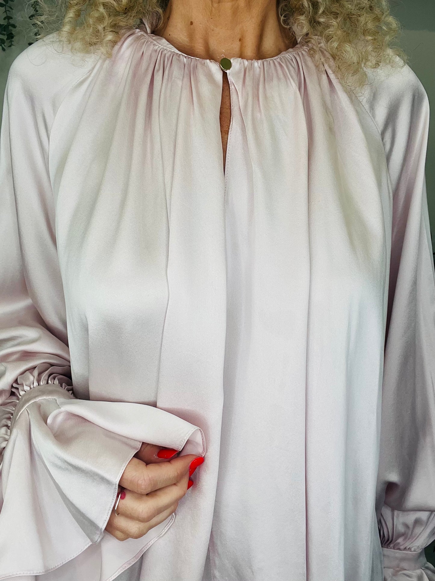 Silk Blouse - Size L
