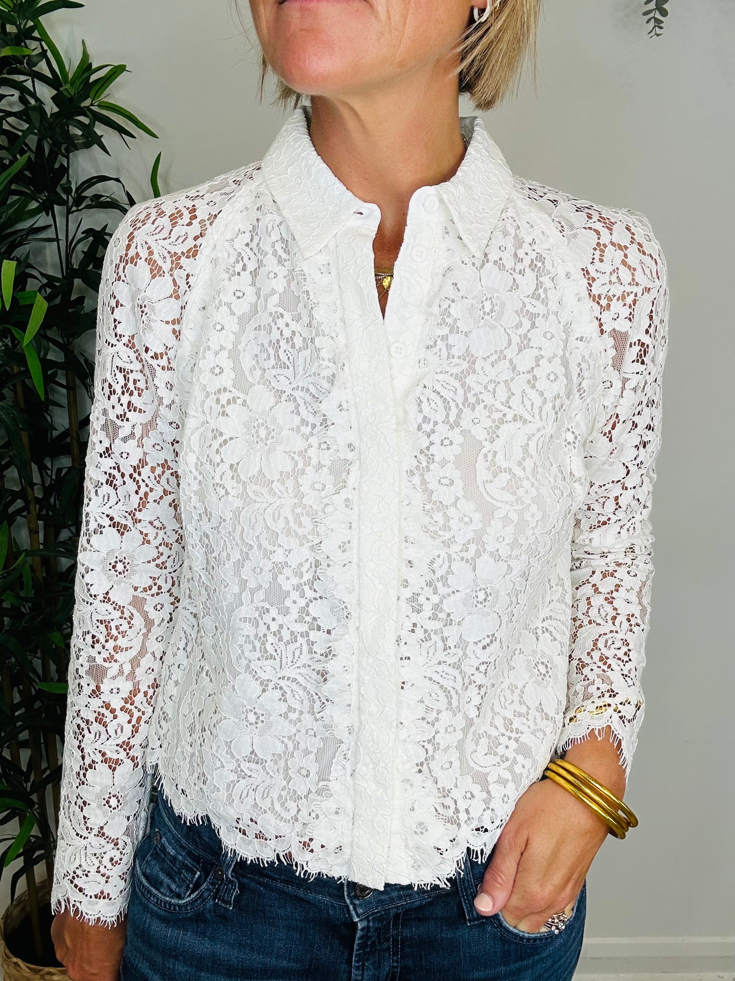 Lace Shirt - Size 12