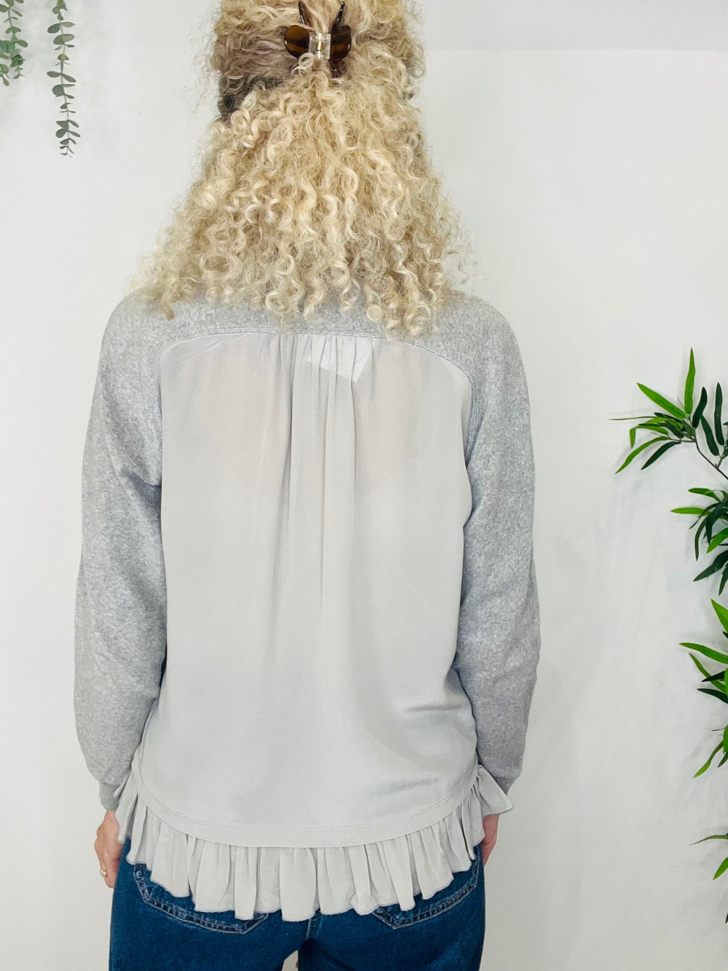 Silk Back Sweatshirt - Size L