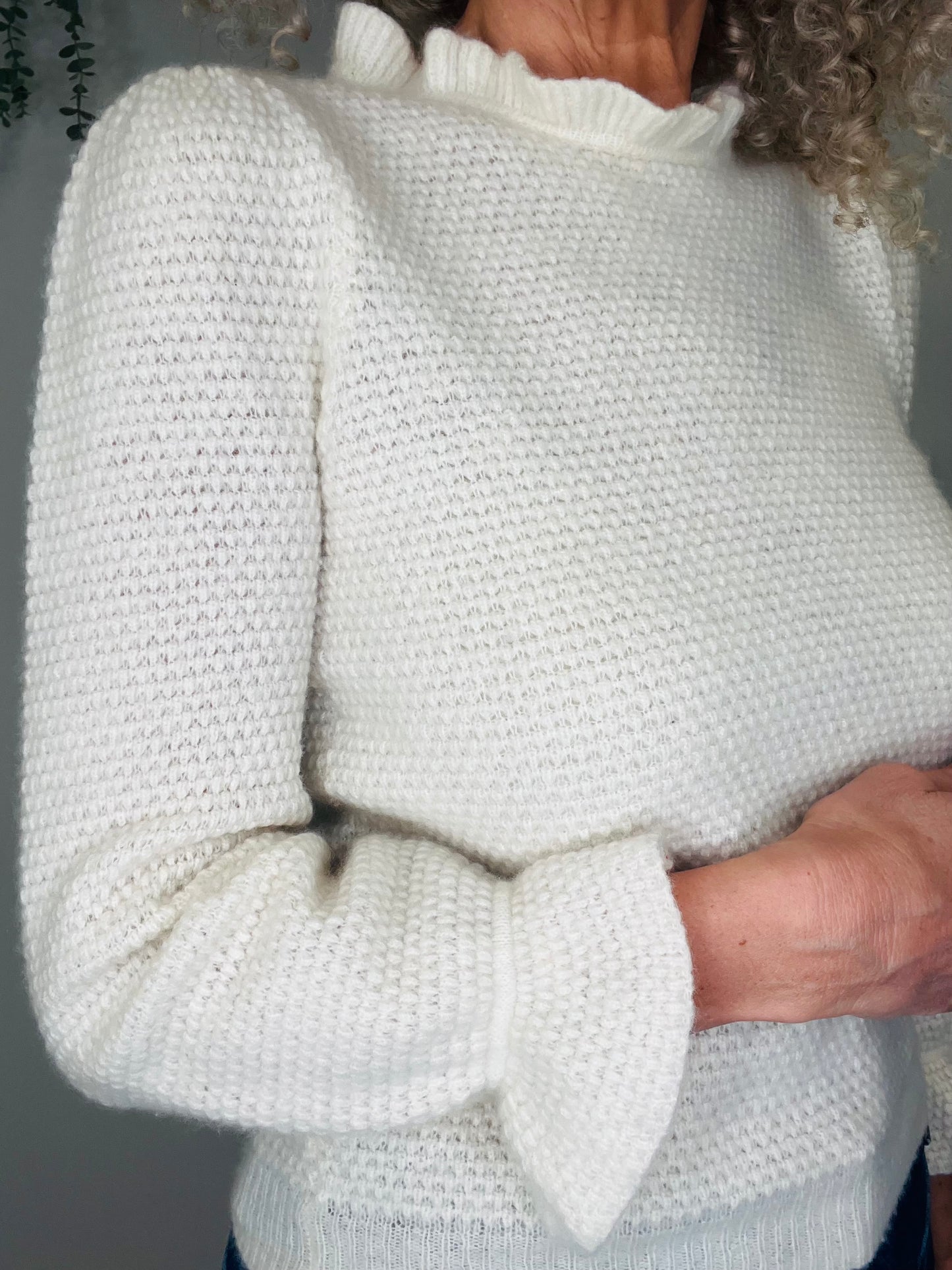 Cashmere Frill Jumper - Size 1