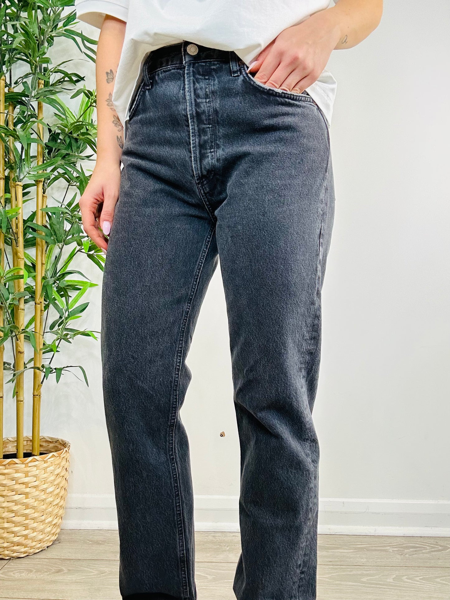 90s Pinch Waist Jeans - Size 26