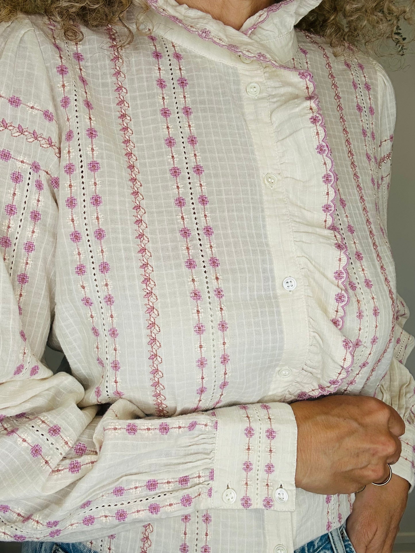 Embroidered Shirt - Size 40