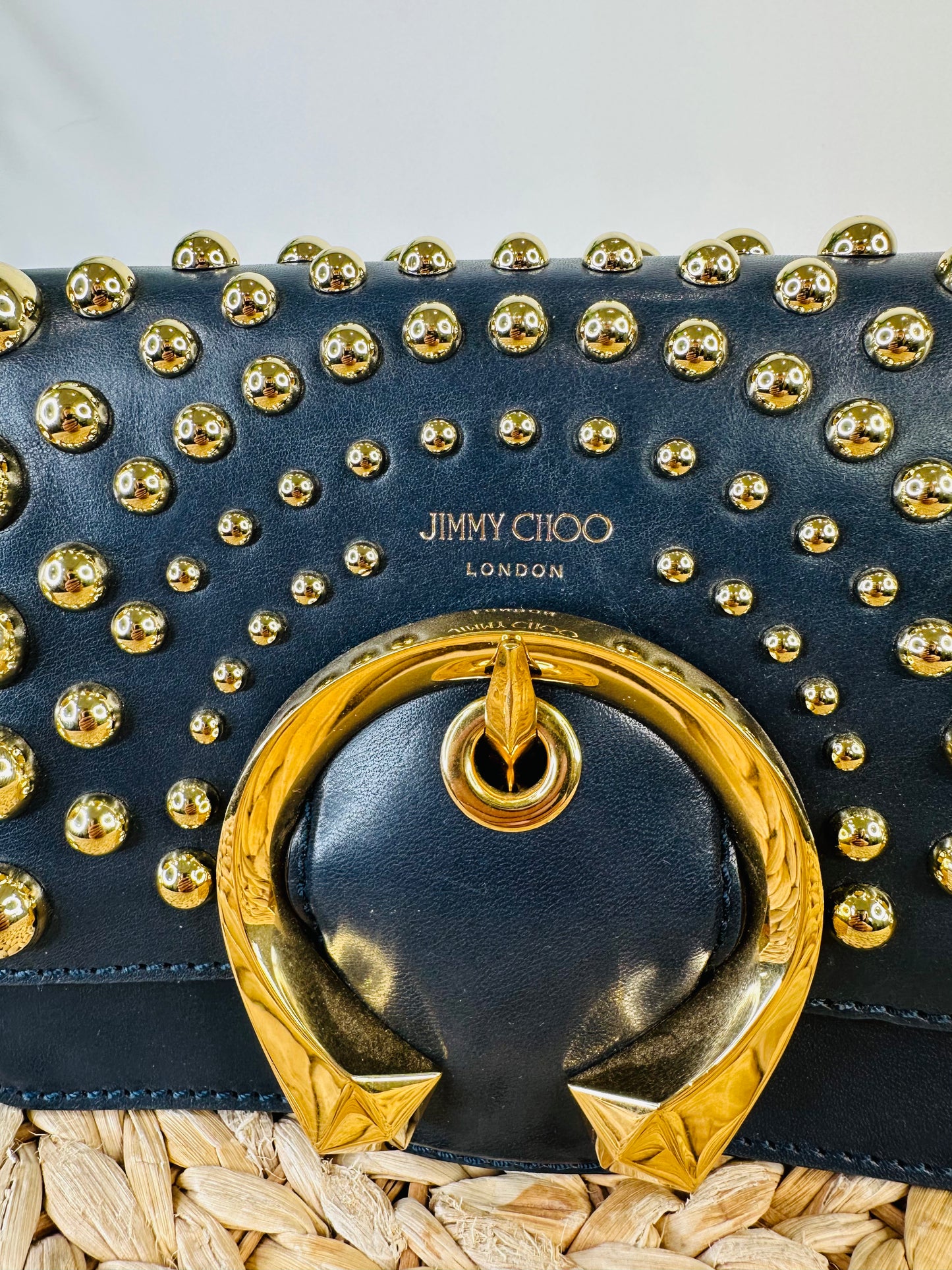Studded Leather Crossbody Bag