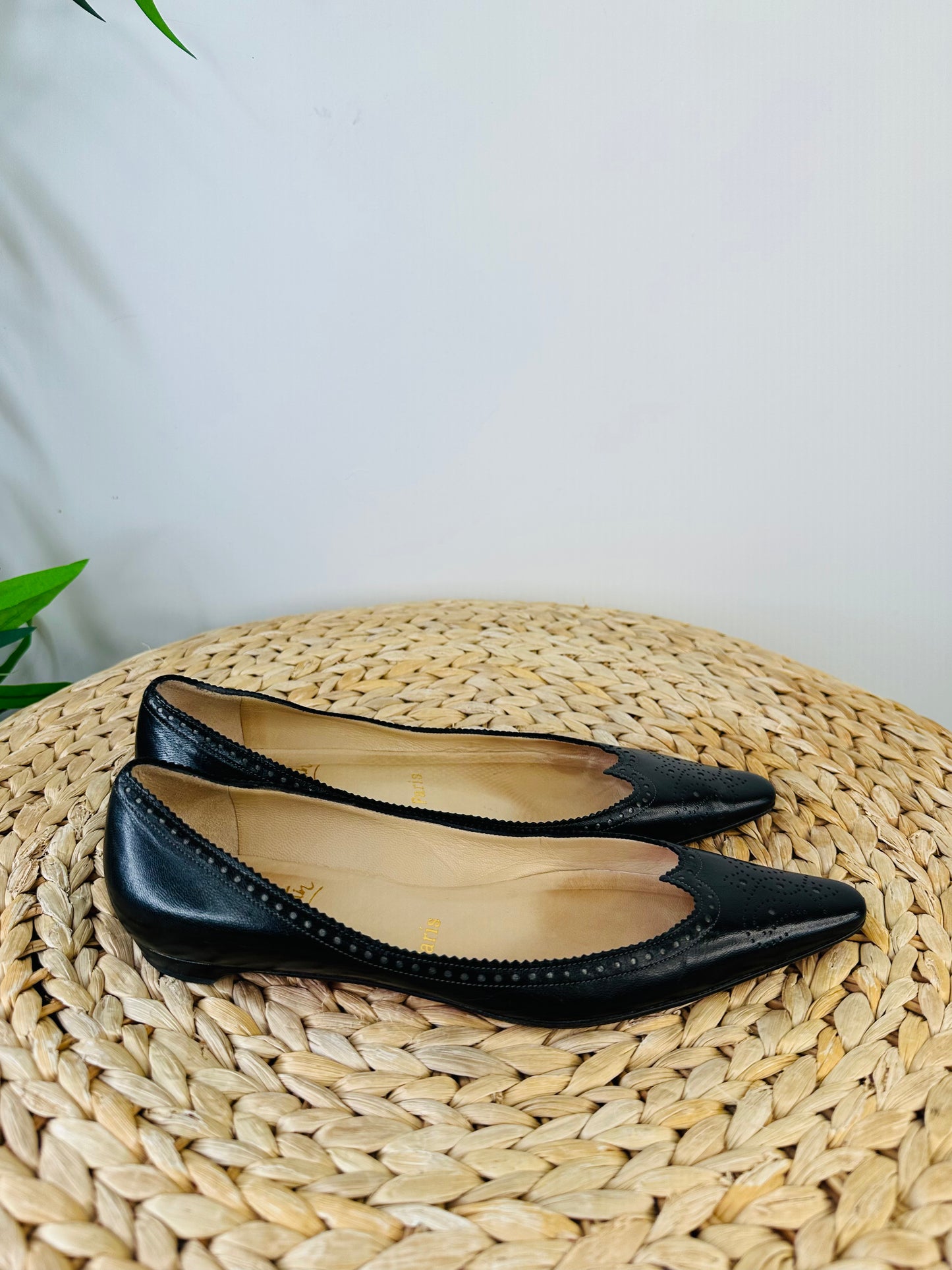 Leather Ballet Flats - Size 36.5