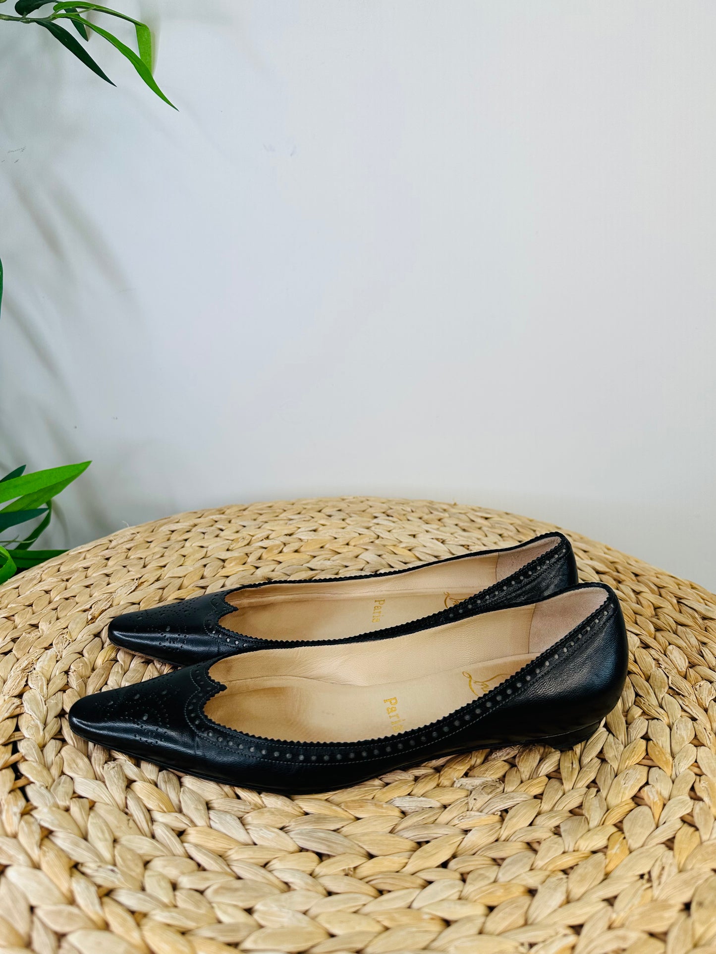 Leather Ballet Flats - Size 36.5