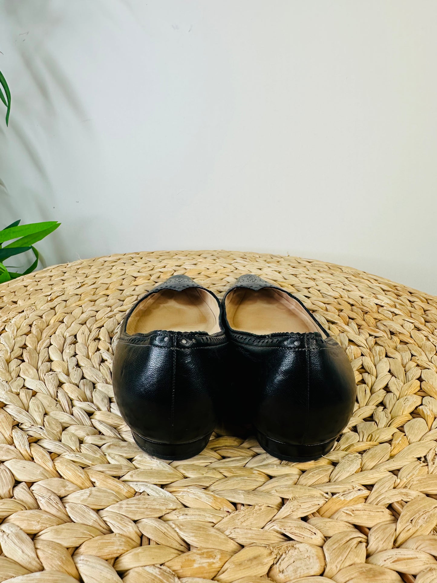 Leather Ballet Flats - Size 36.5