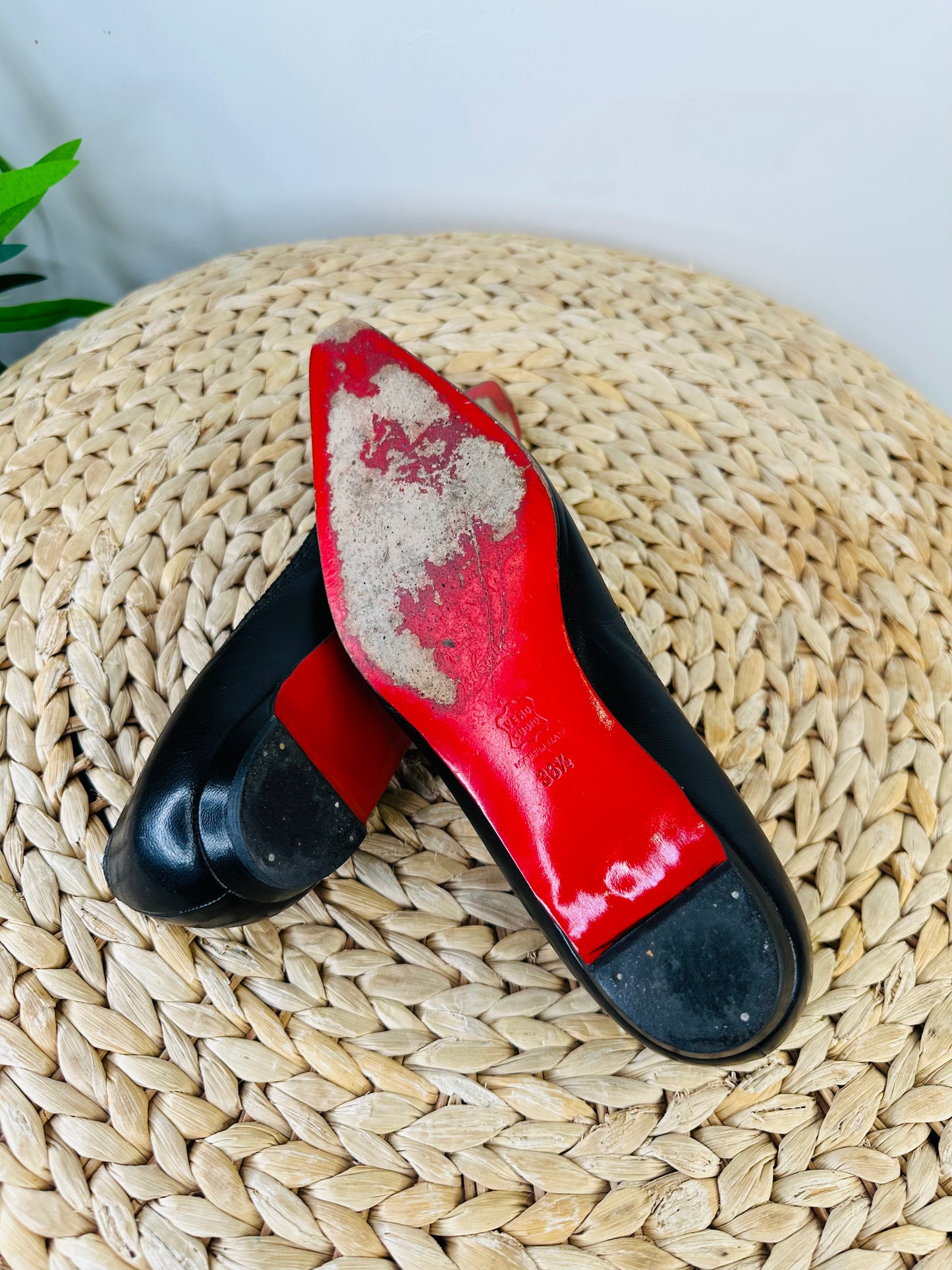 Leather Ballet Flats - Size 36.5