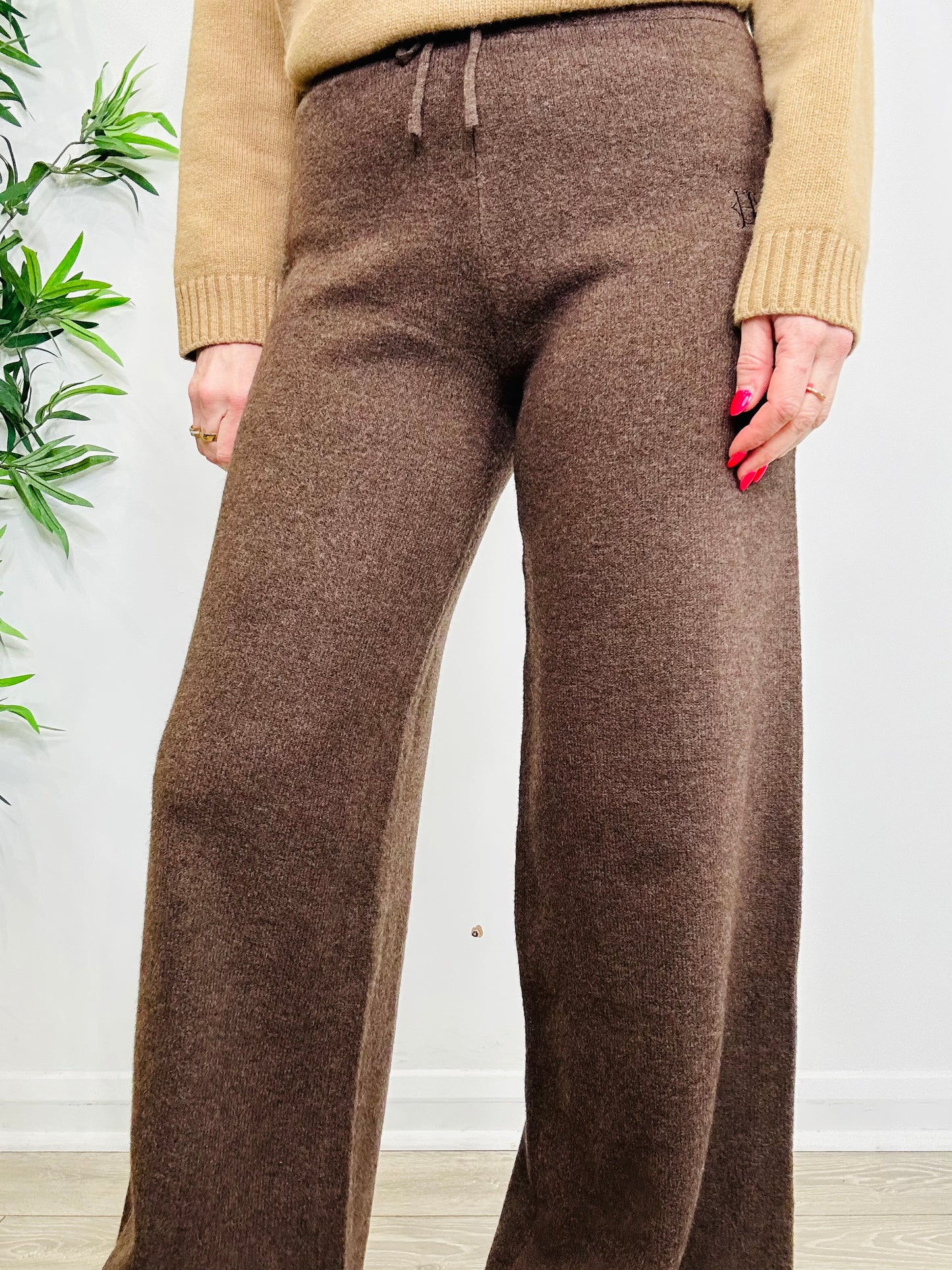Wide Leg Joggers - Size S