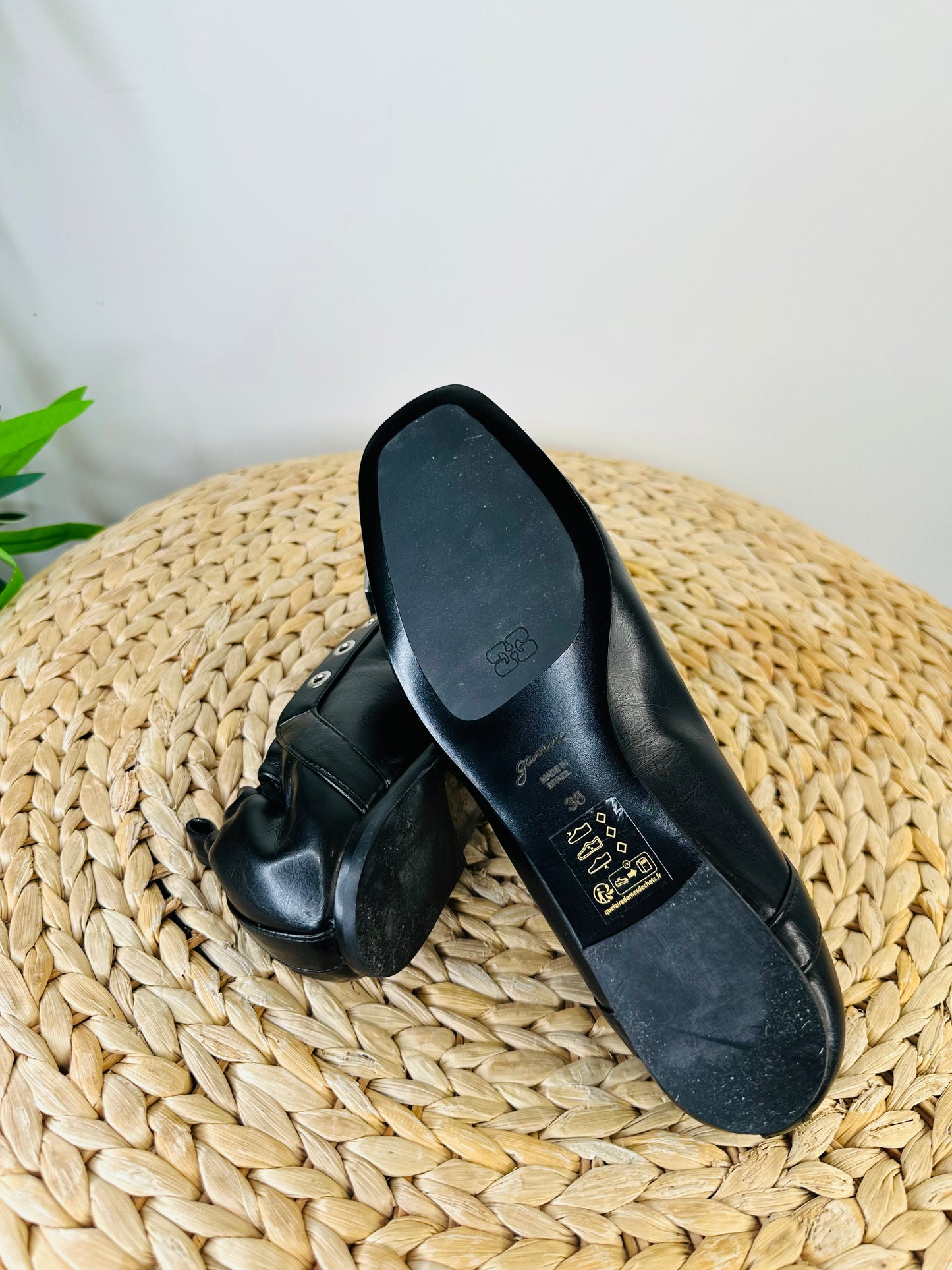 Lace-up Ballet Flats - Size 38