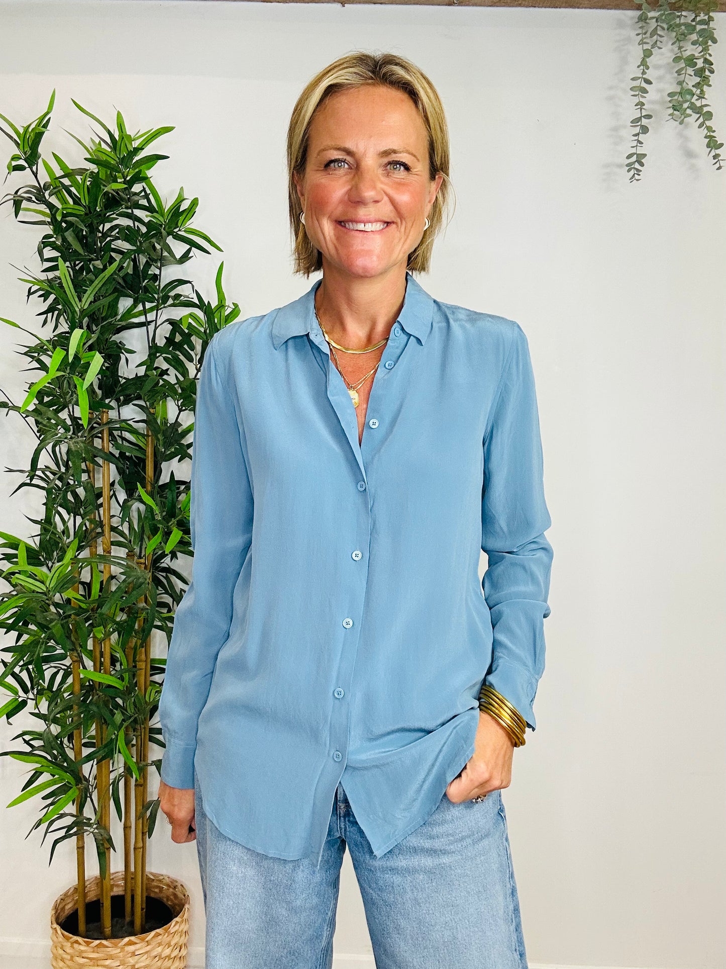 Silk Shirt - Size S