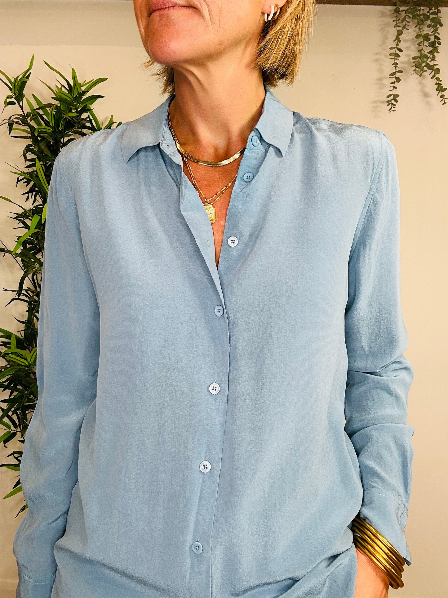 Silk Shirt - Size S