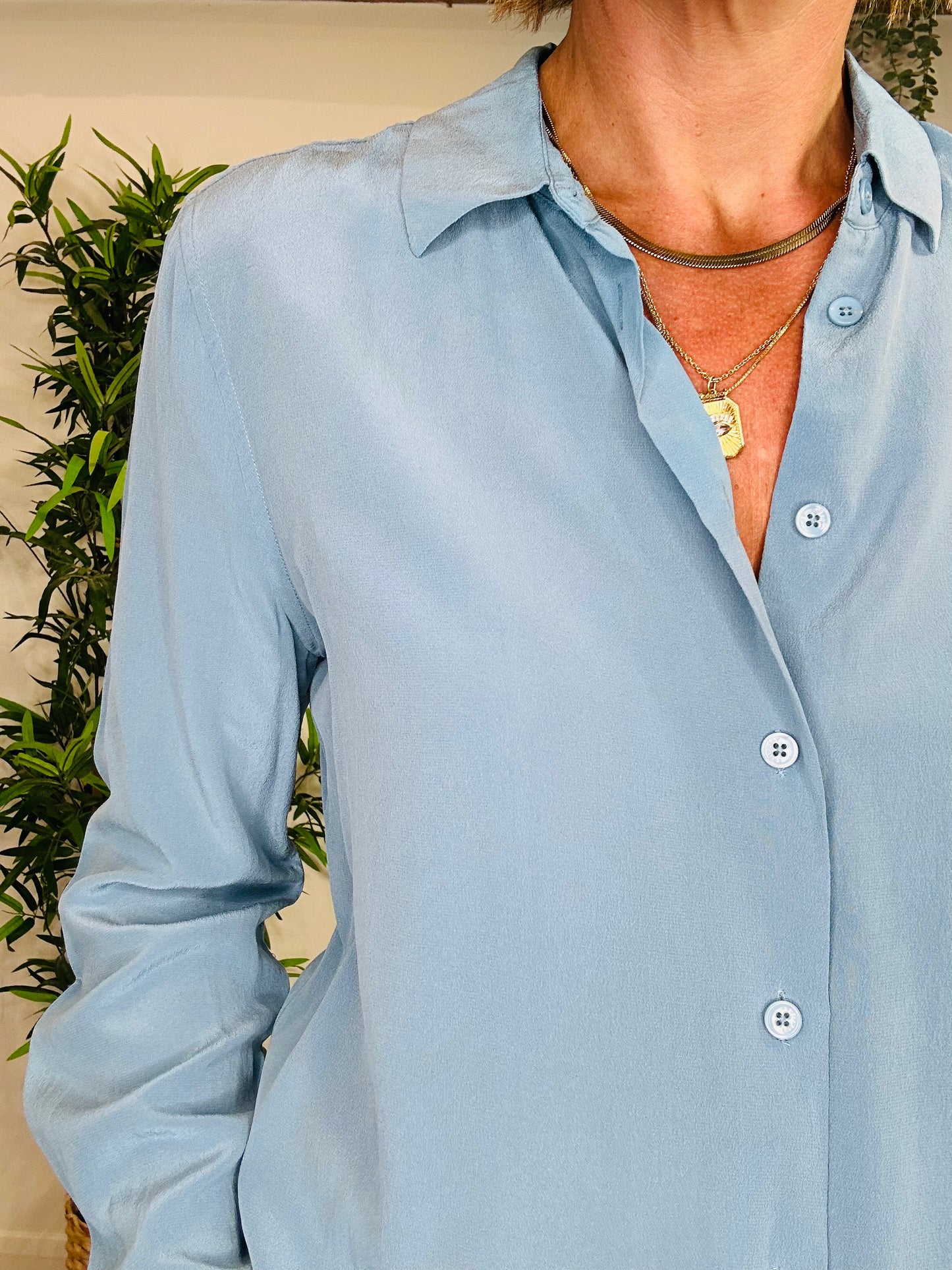 Silk Shirt - Size S