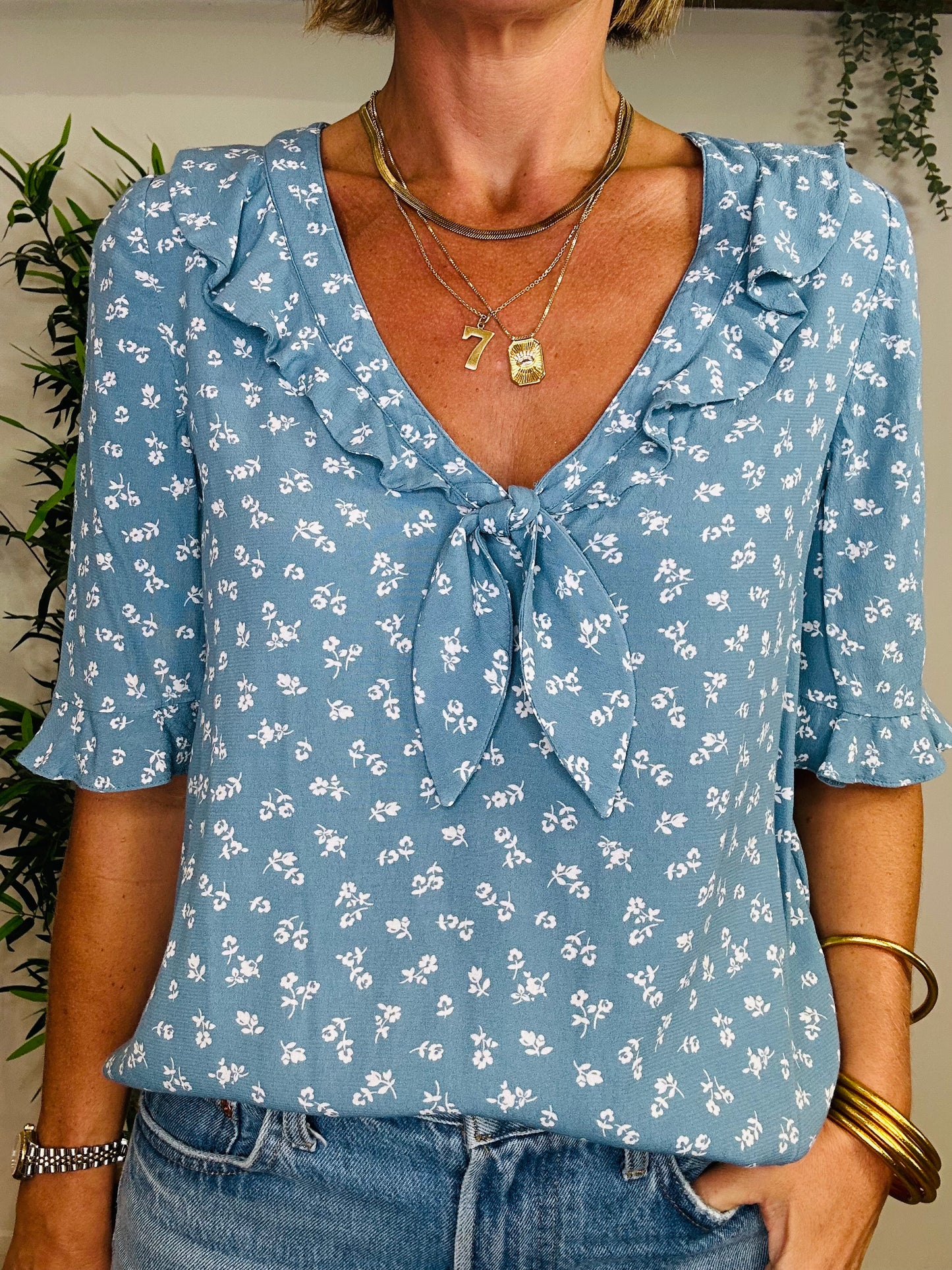 Floral Top - Size 38