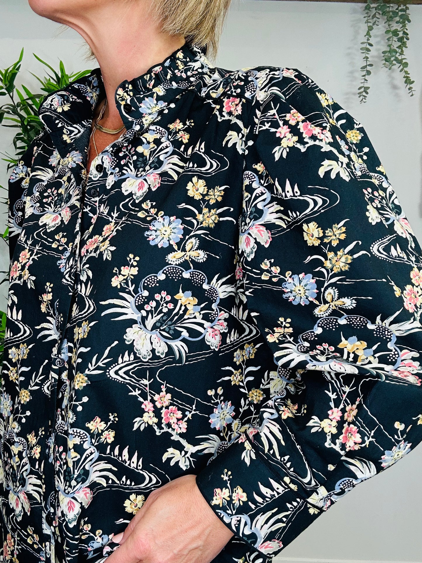 Floral Cotton Shirt - Size 3