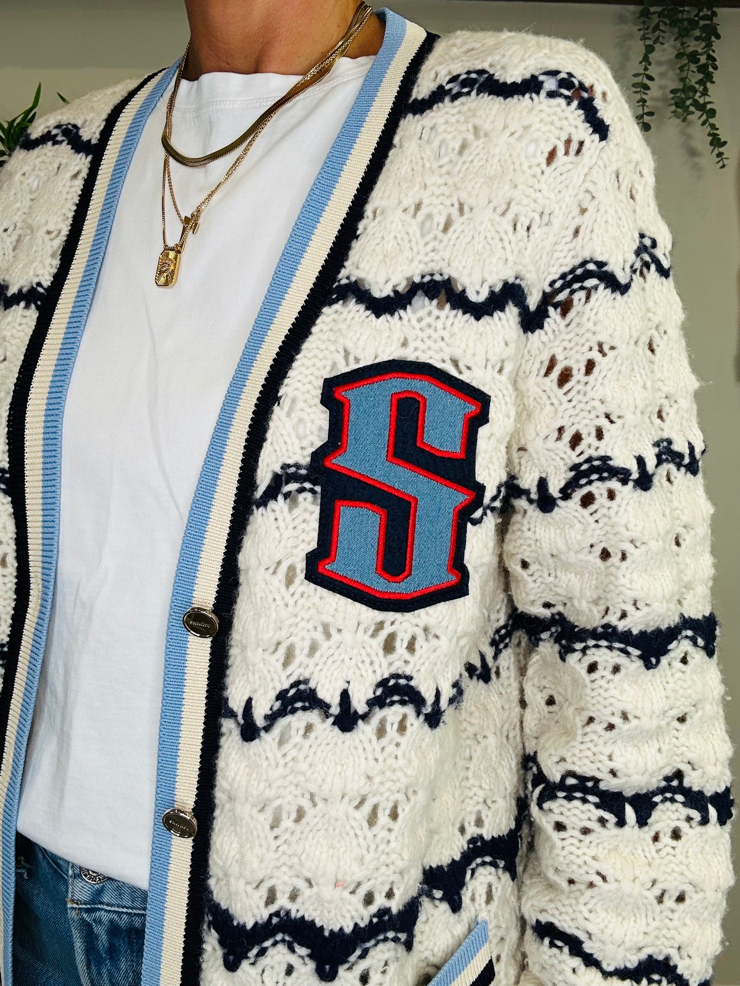 Chunky Knit Cardigan - Size M