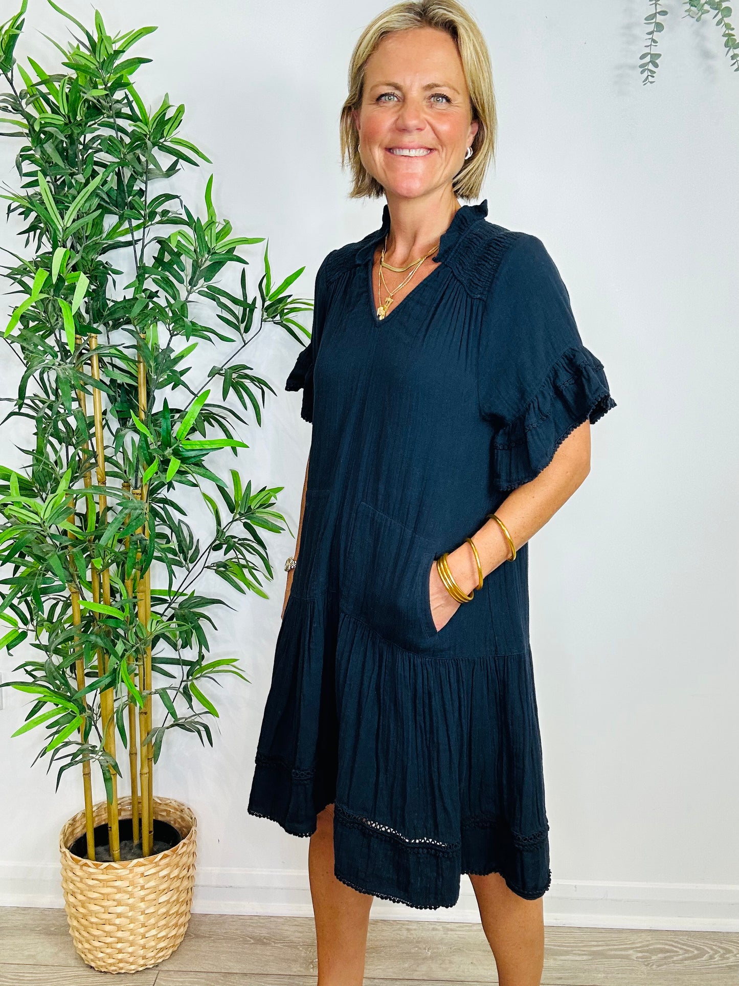Cheesecloth Dress - Size 10