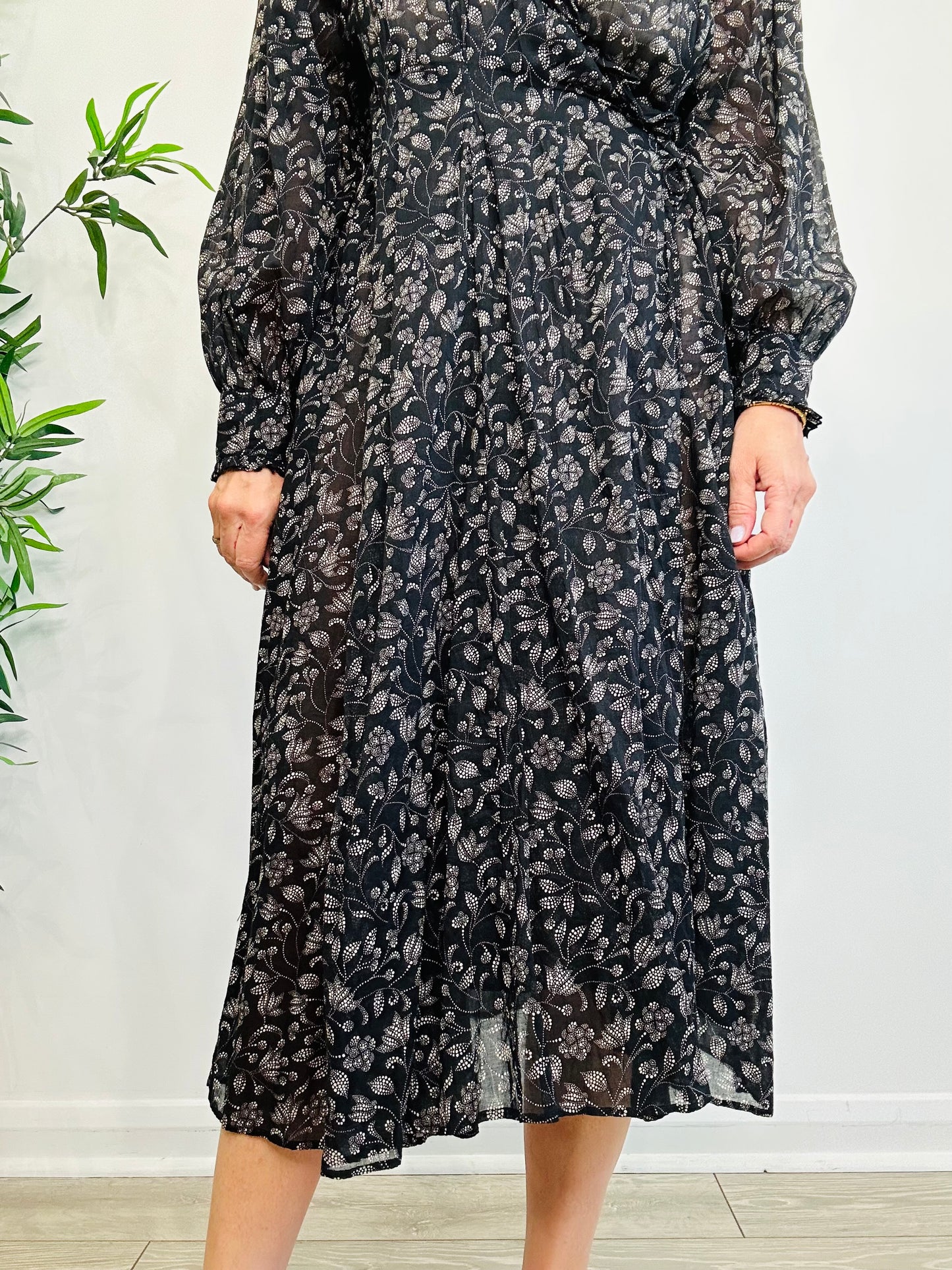 Maelys Wrap Dress - Size 38