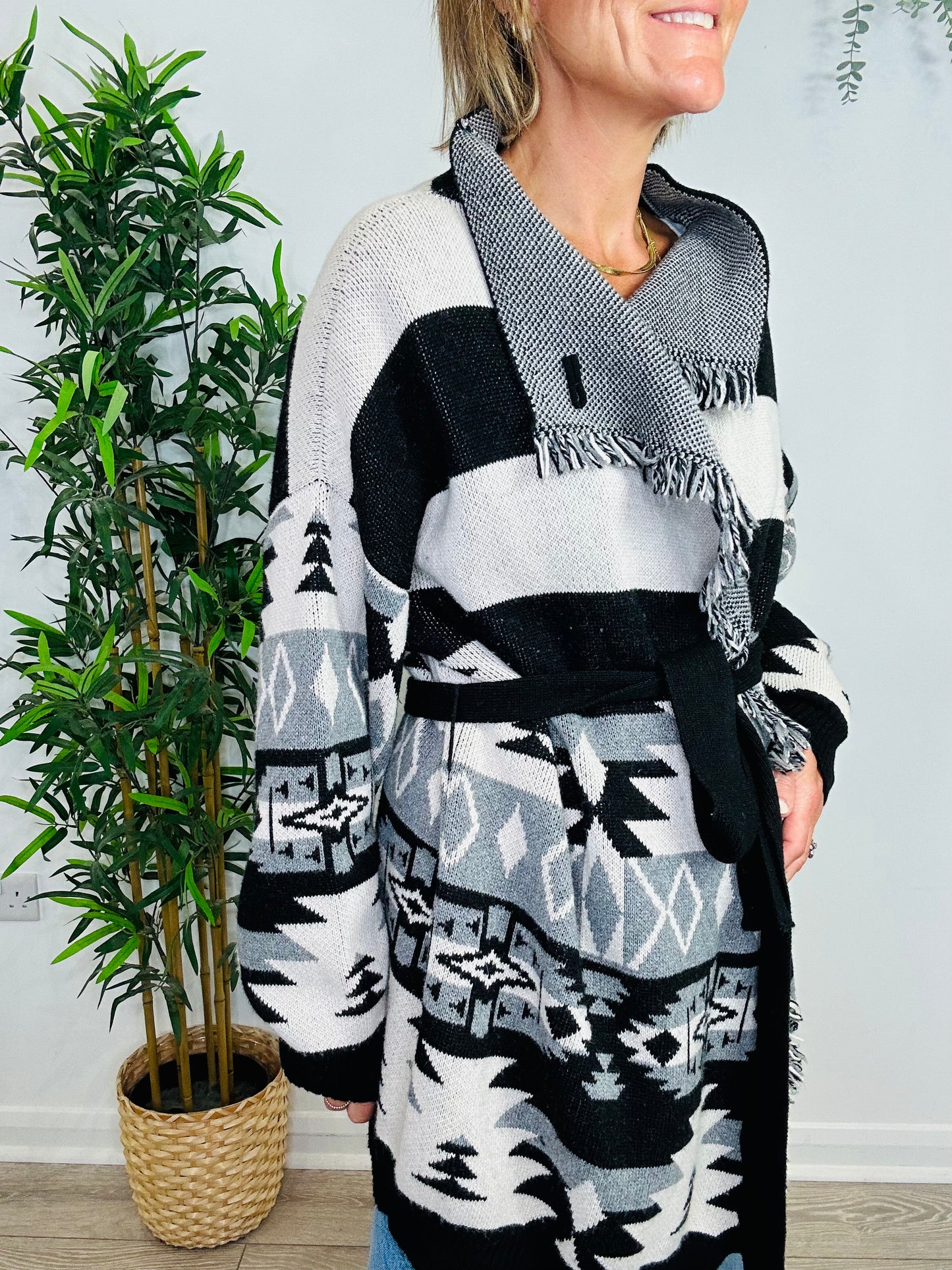 Fringed Cardigan - Size XS