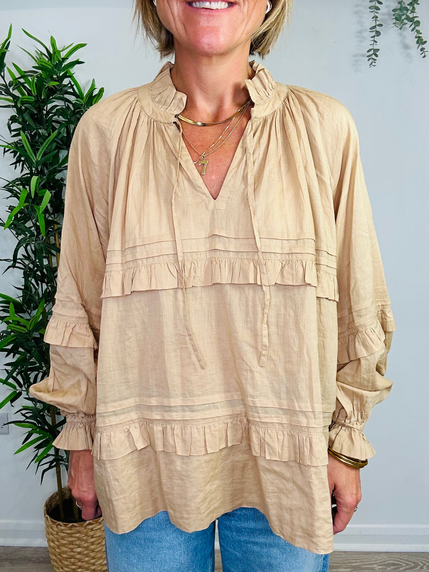 Cotton Blouse - Size 36