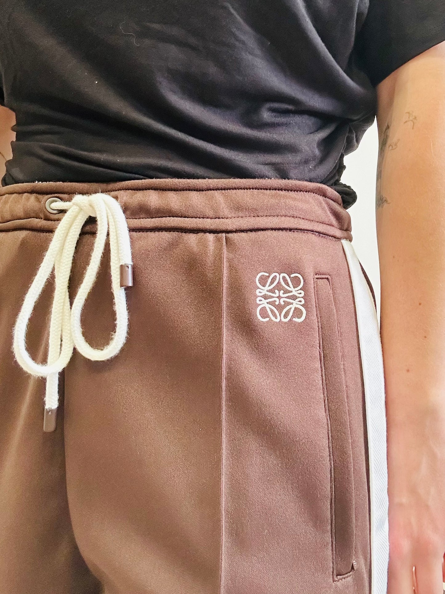 Anagram Embroidered Joggers - Size M