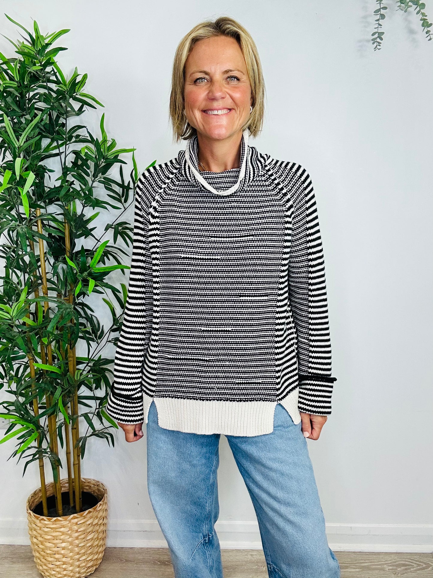 Striped Merino Wool Jumper - Size M