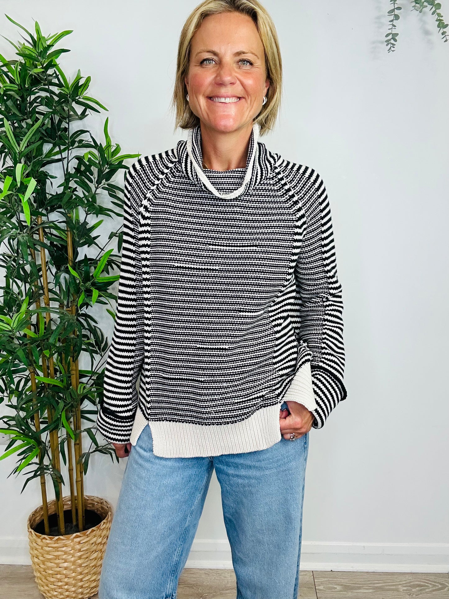 Striped Merino Wool Jumper - Size M