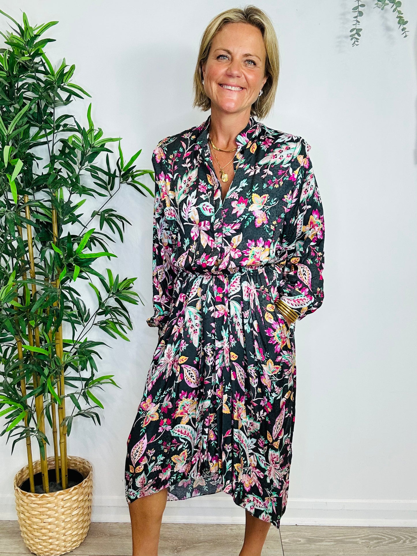 Floral Okleya Dress - Size 36