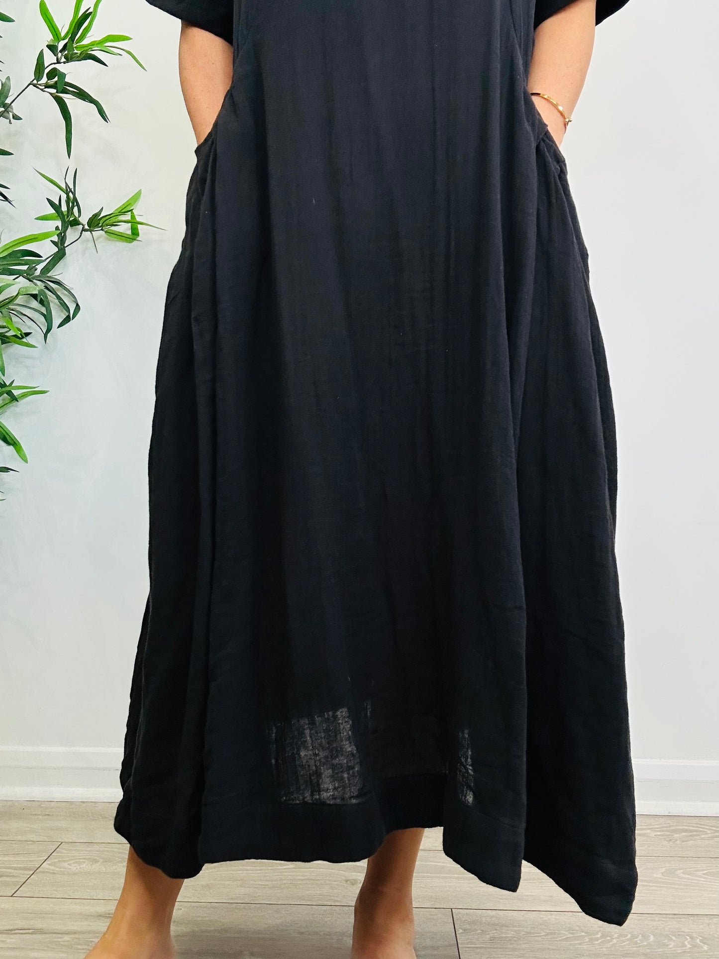 Cheesecloth Dress - Size S