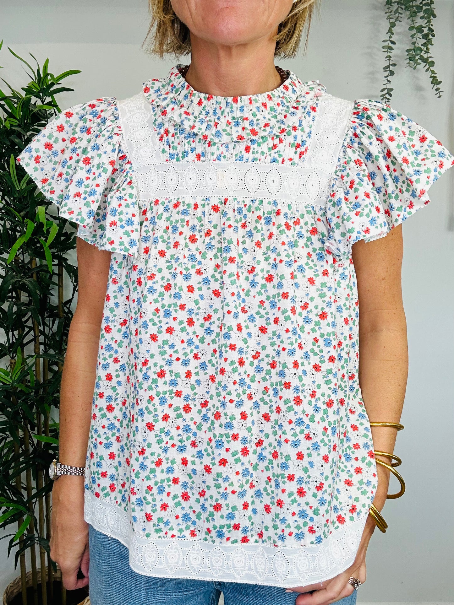 Floral Top - Size M
