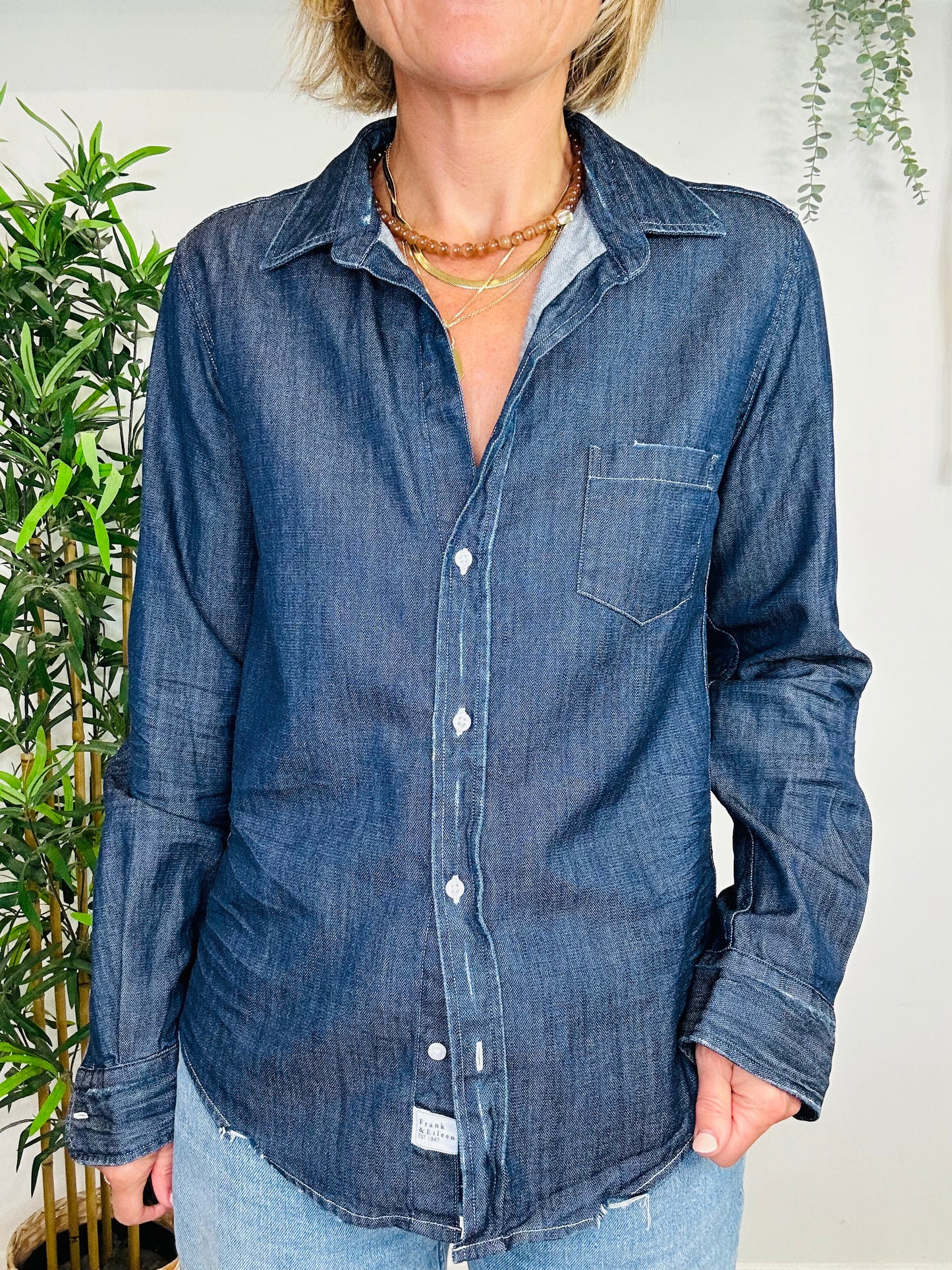 Denim Shirt - Size S
