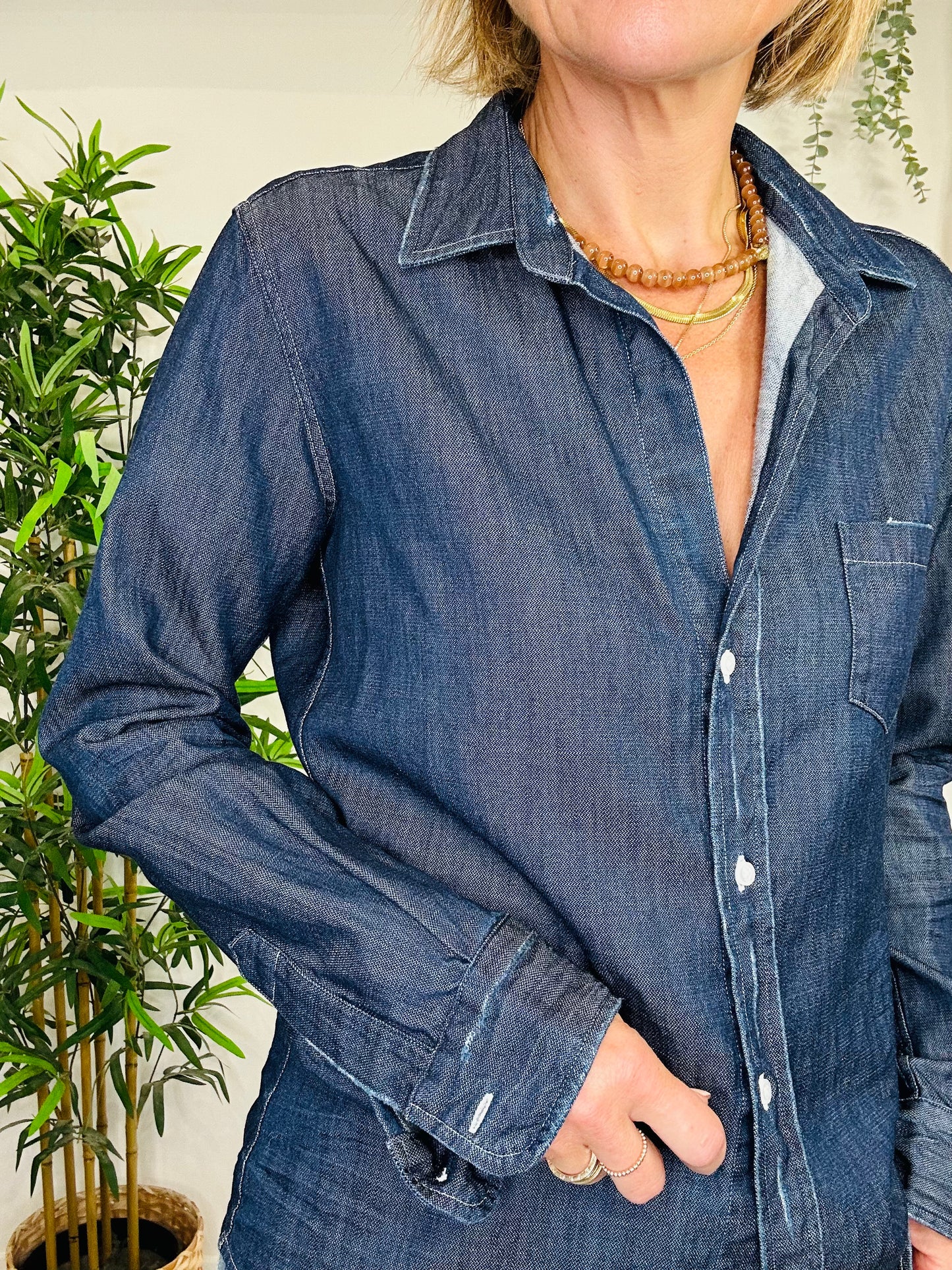 Denim Shirt - Size S