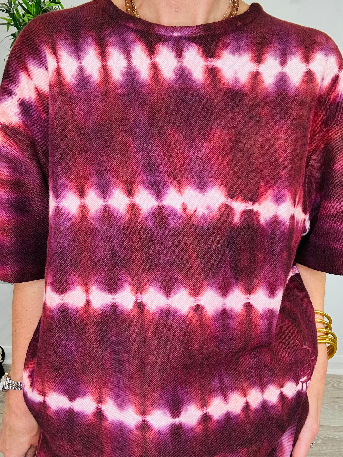 Tie Dye Jogger & Tee Set - Size XL