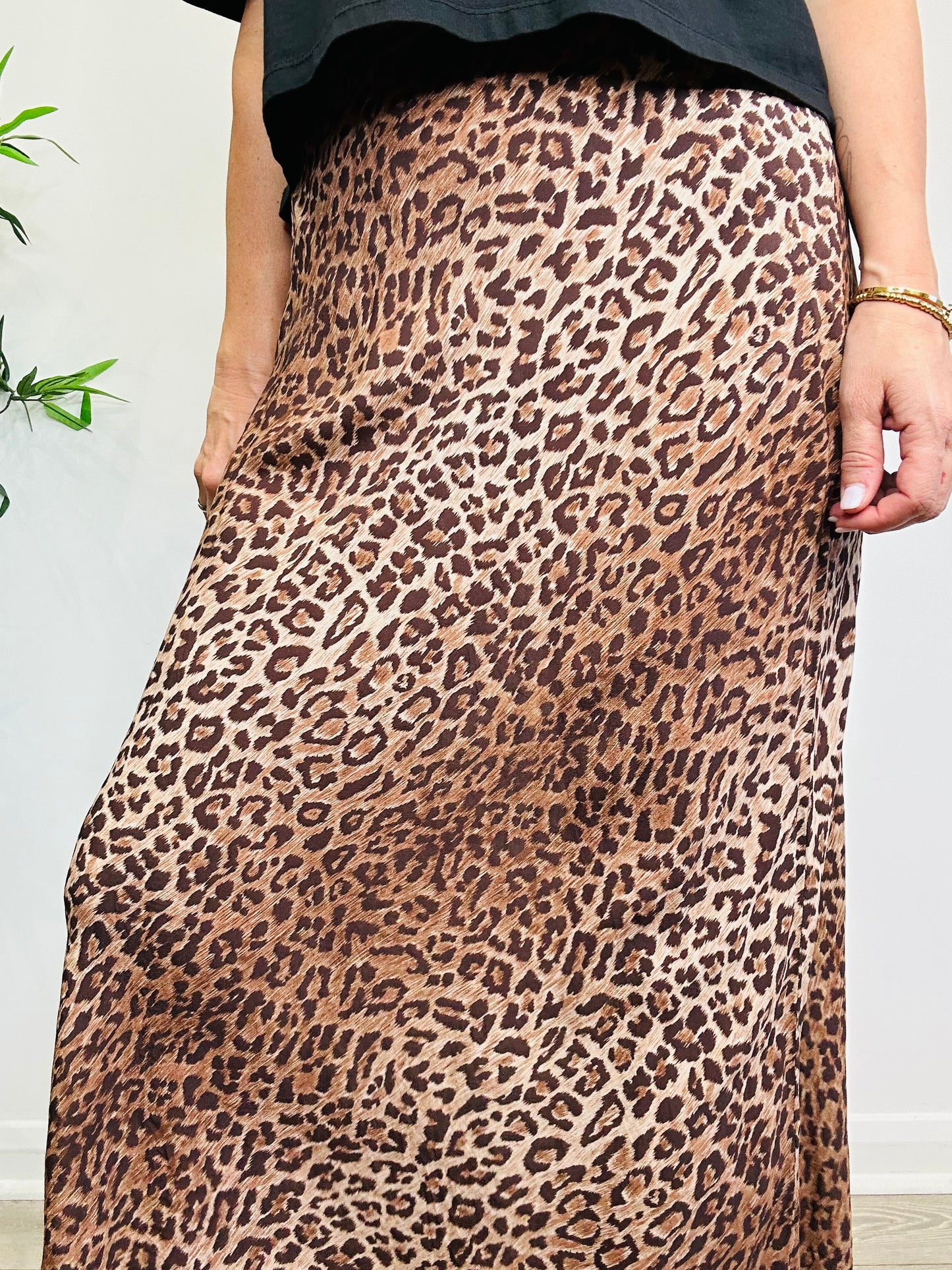 Leopard Print Kelly Skirt - Size XL