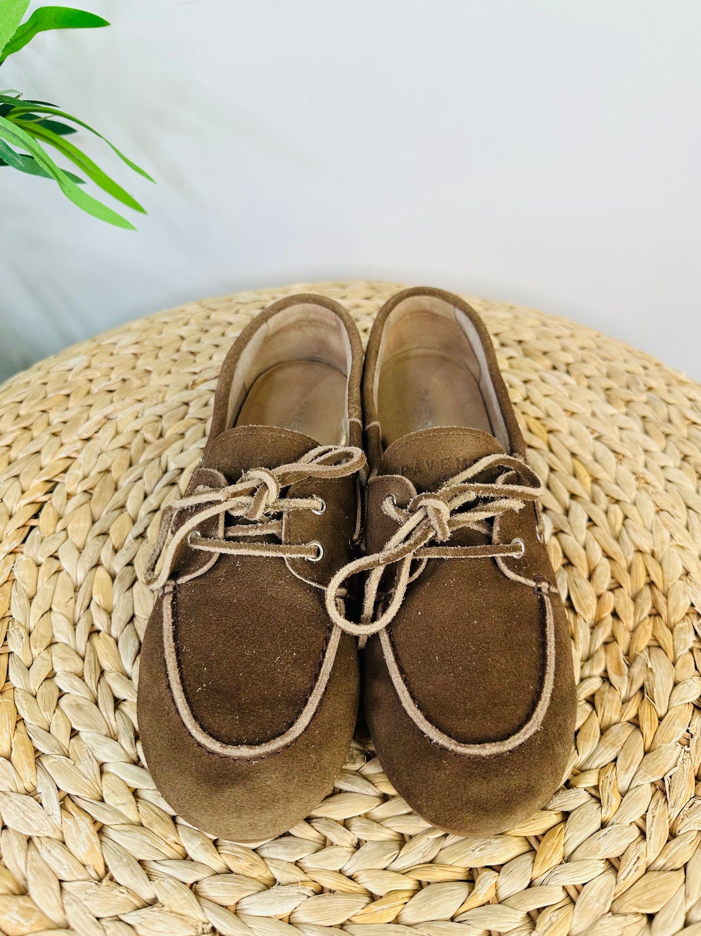 Suede Boat Shoes - Size 40