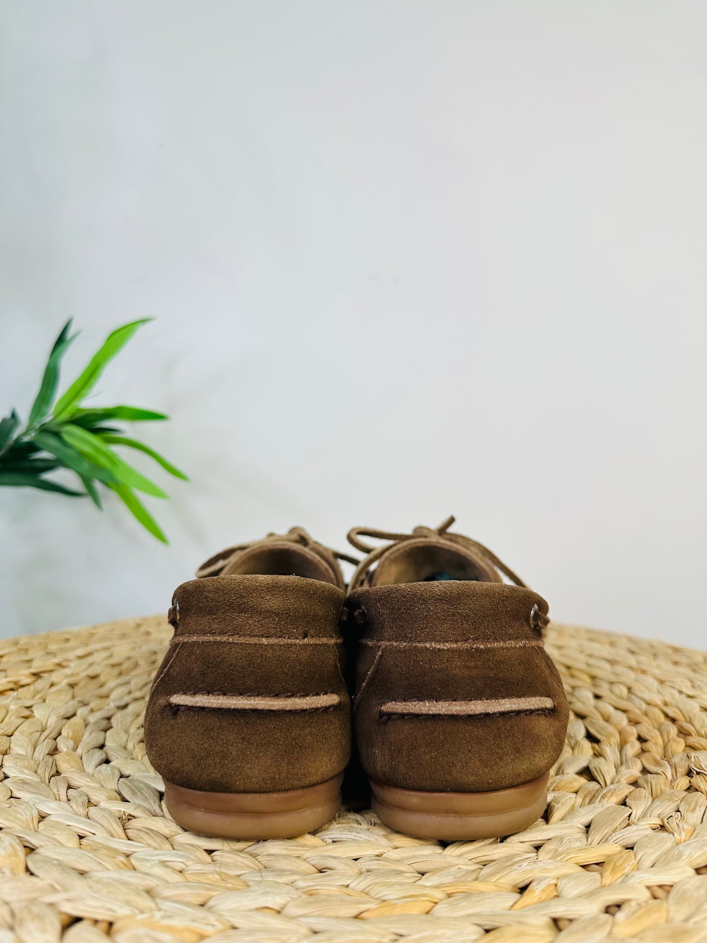 Suede Boat Shoes - Size 40