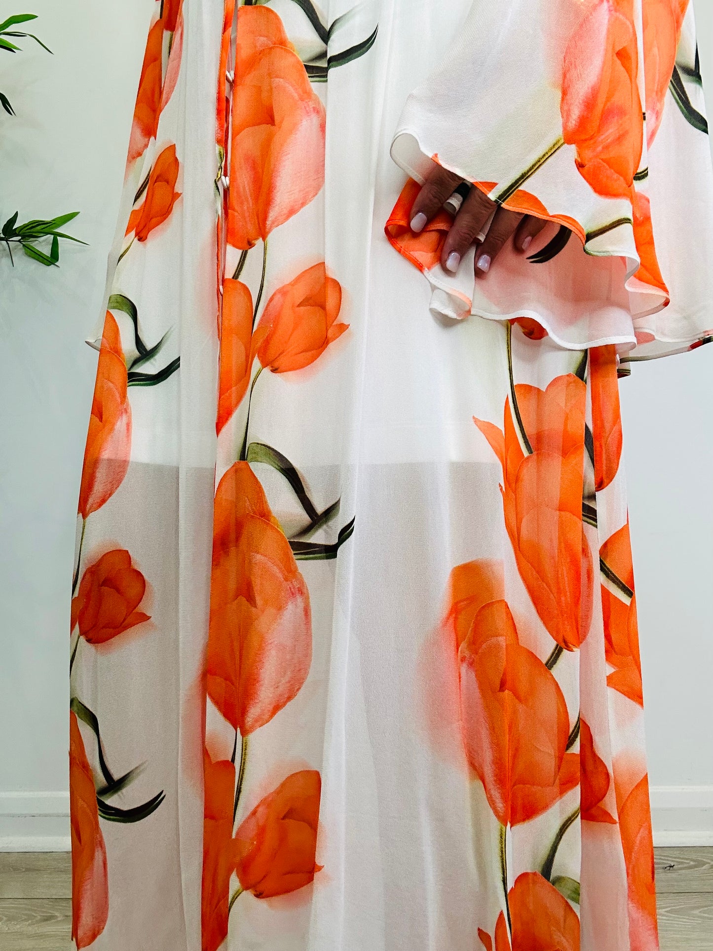 Sheer Beach Cover-Up - Size S