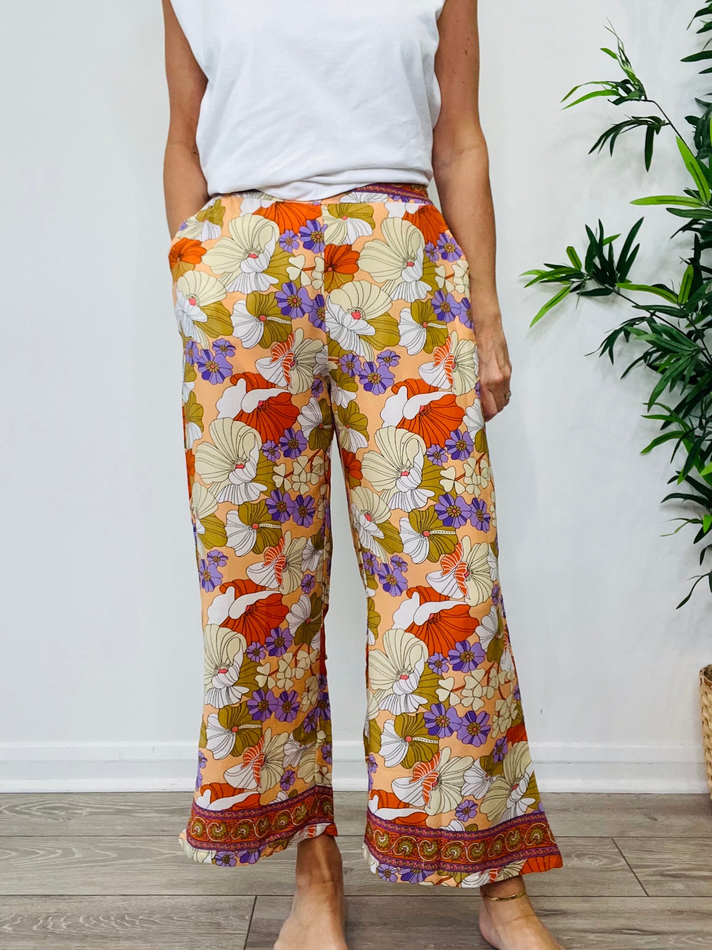 Floral Trousers - O/S