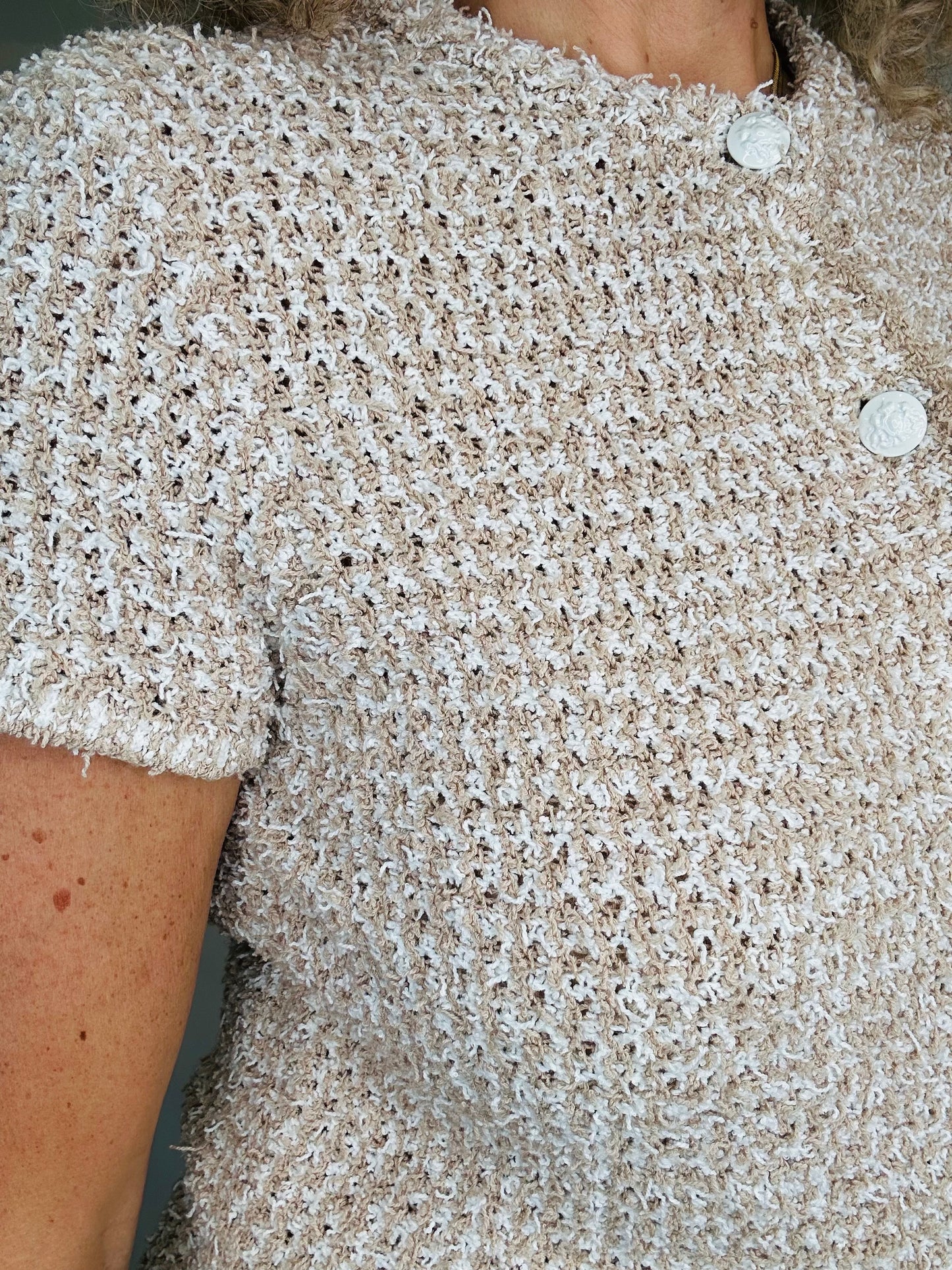 Short Sleeve Cardigan - Size M