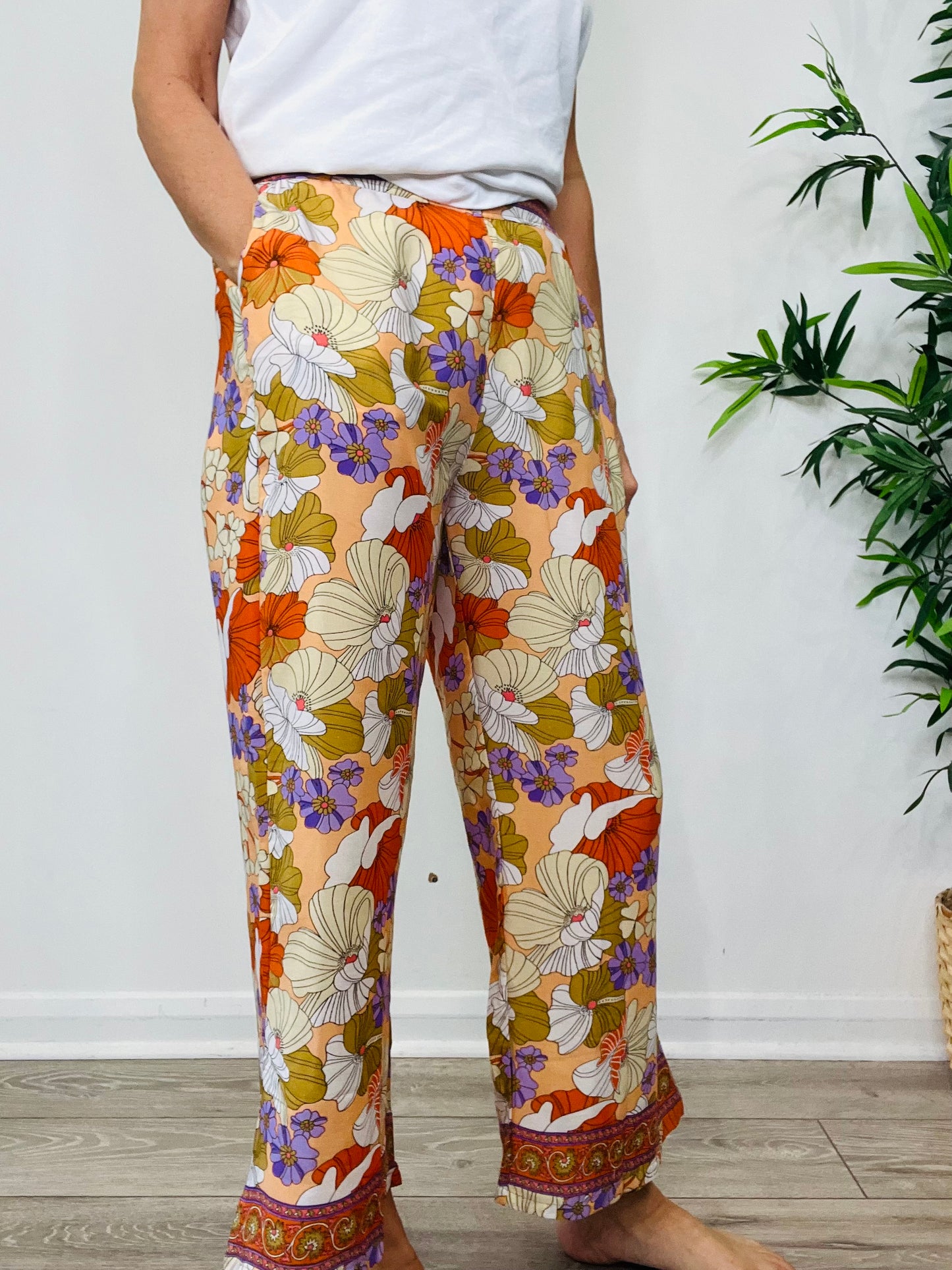 Floral Trousers - O/S