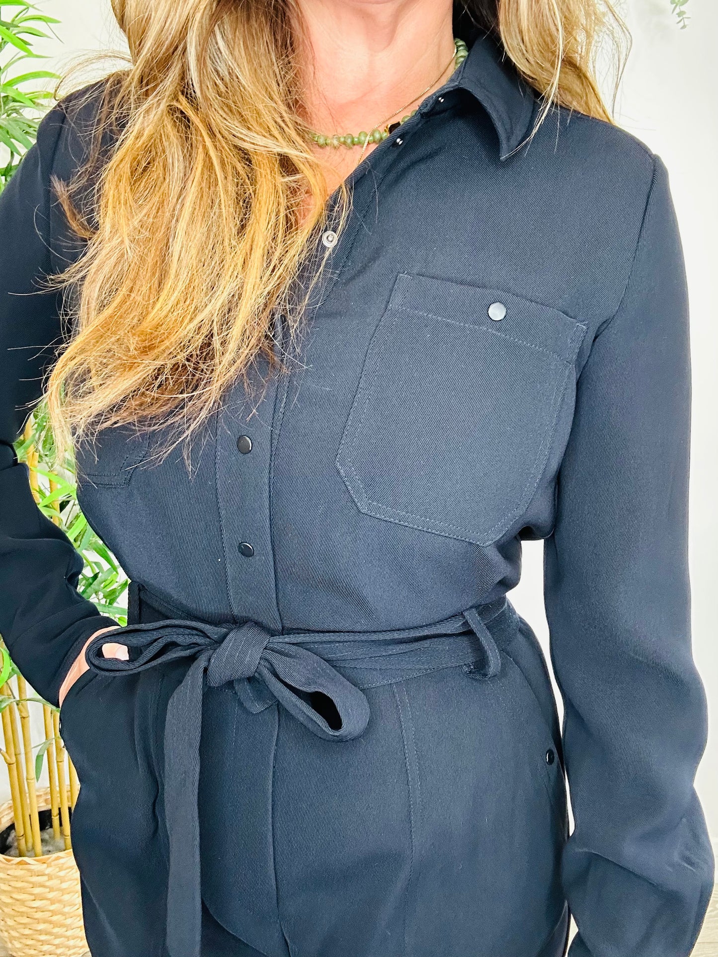 Belted Jumpsuit - Size 8