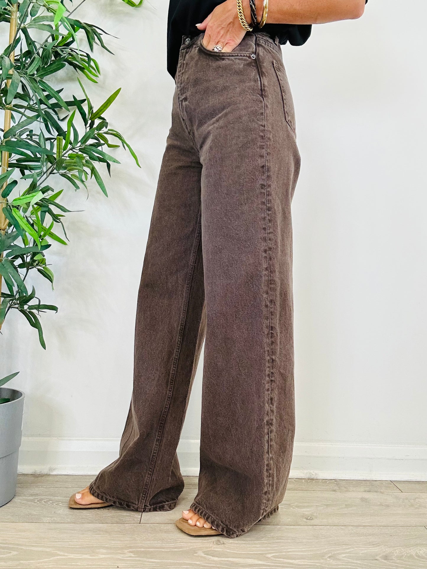 Cary Wide Leg Jeans - Size 26