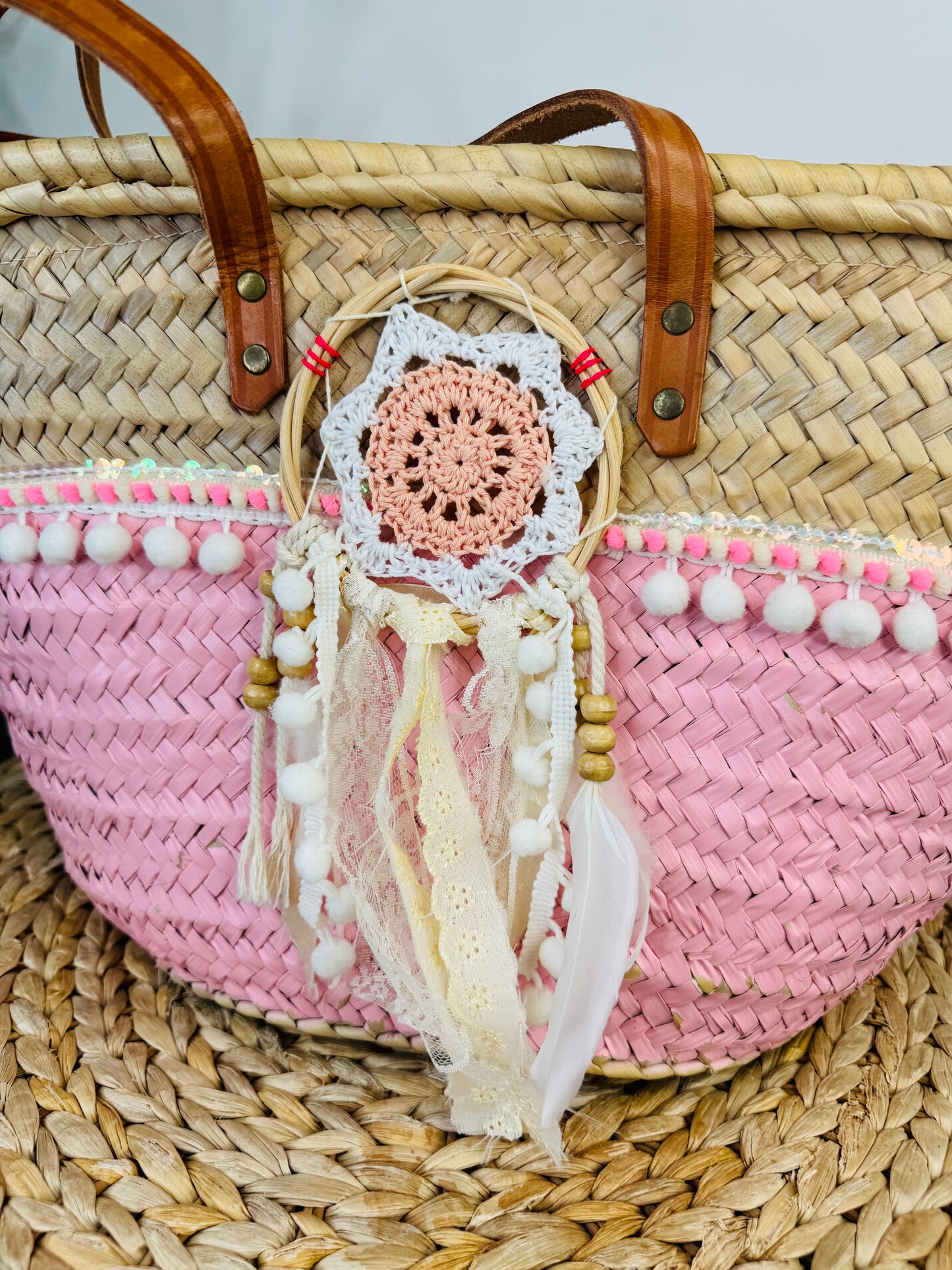 Dreamcatcher Basket Bag