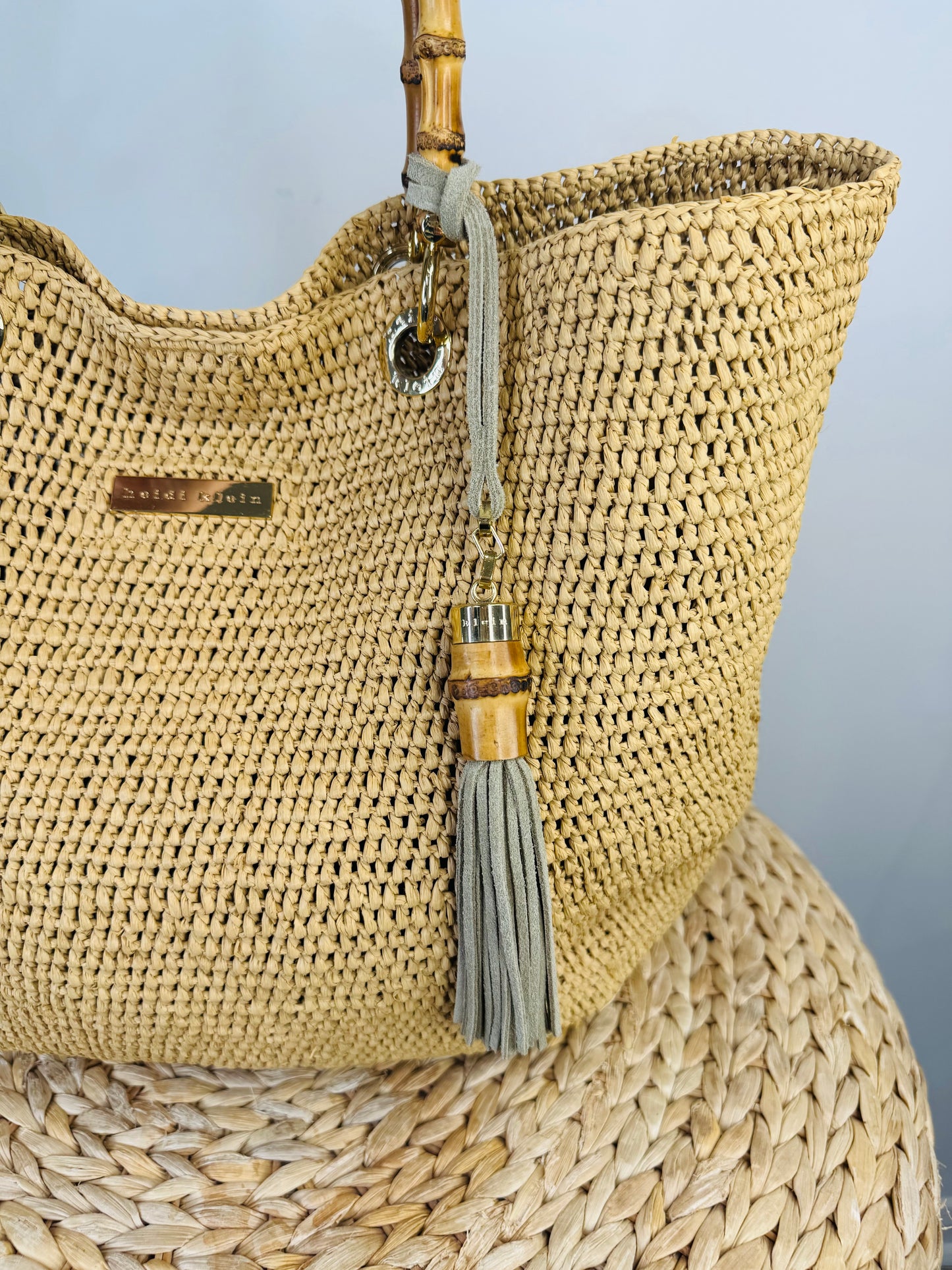 Raffia Beach Bag