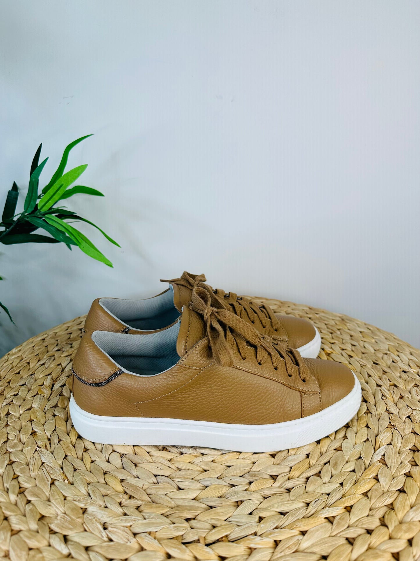 Leather Trainers - Size 39