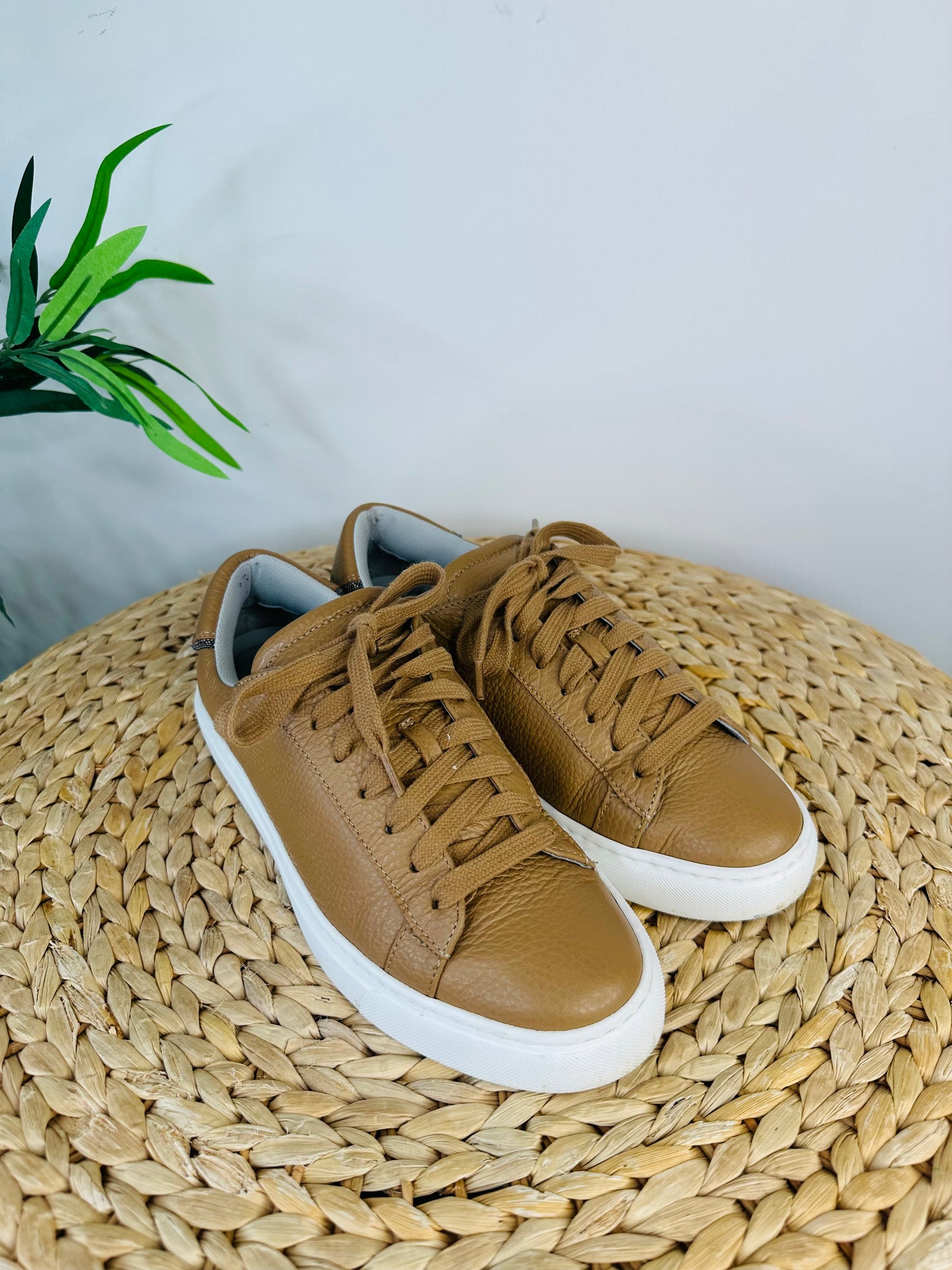 Leather Trainers - Size 39