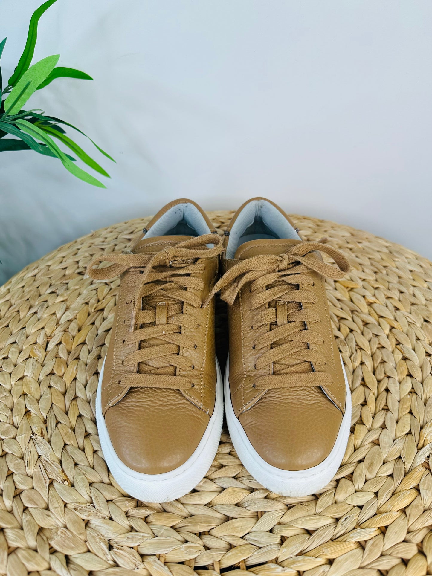 Leather Trainers - Size 39