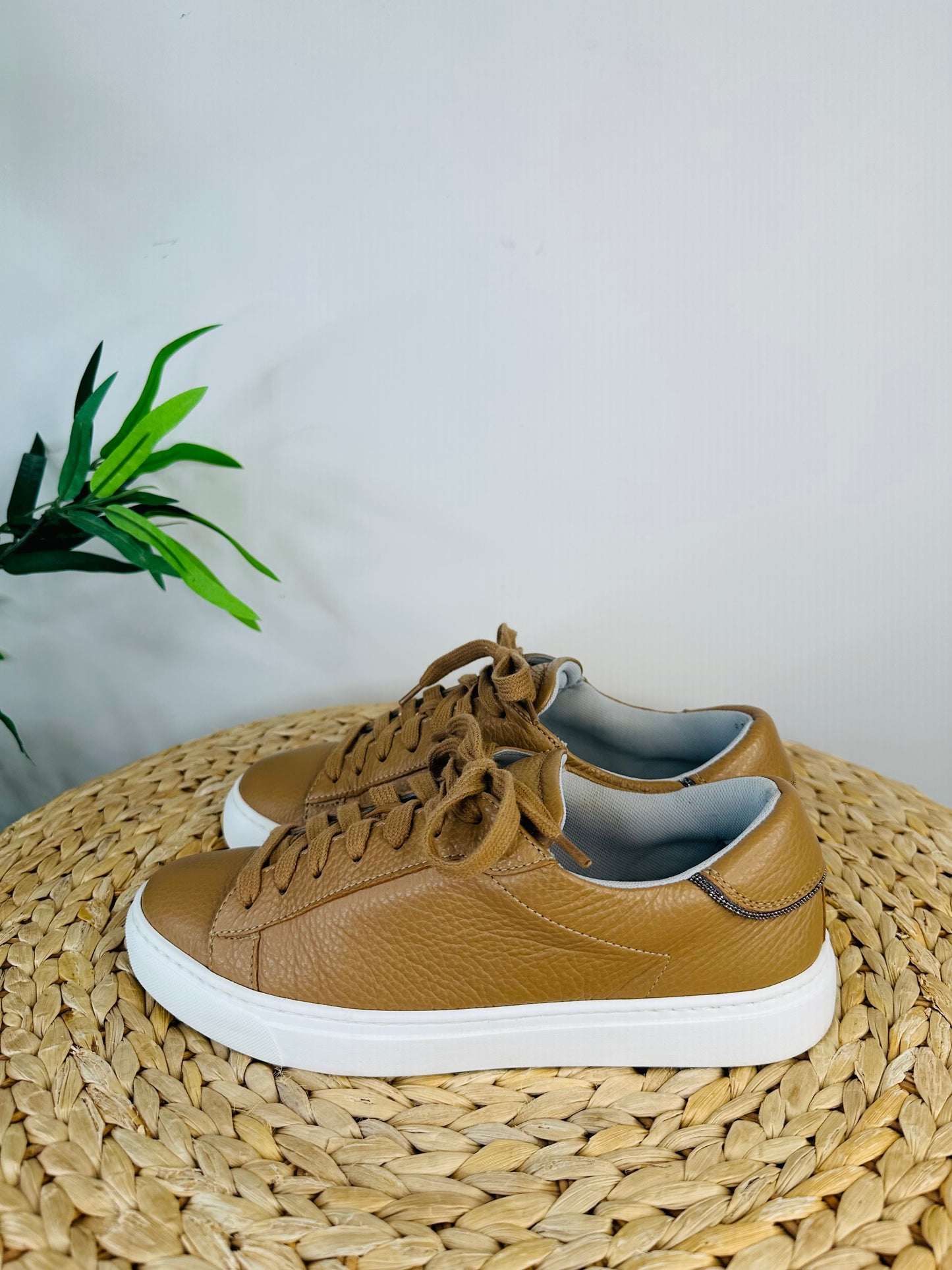 Leather Trainers - Size 39