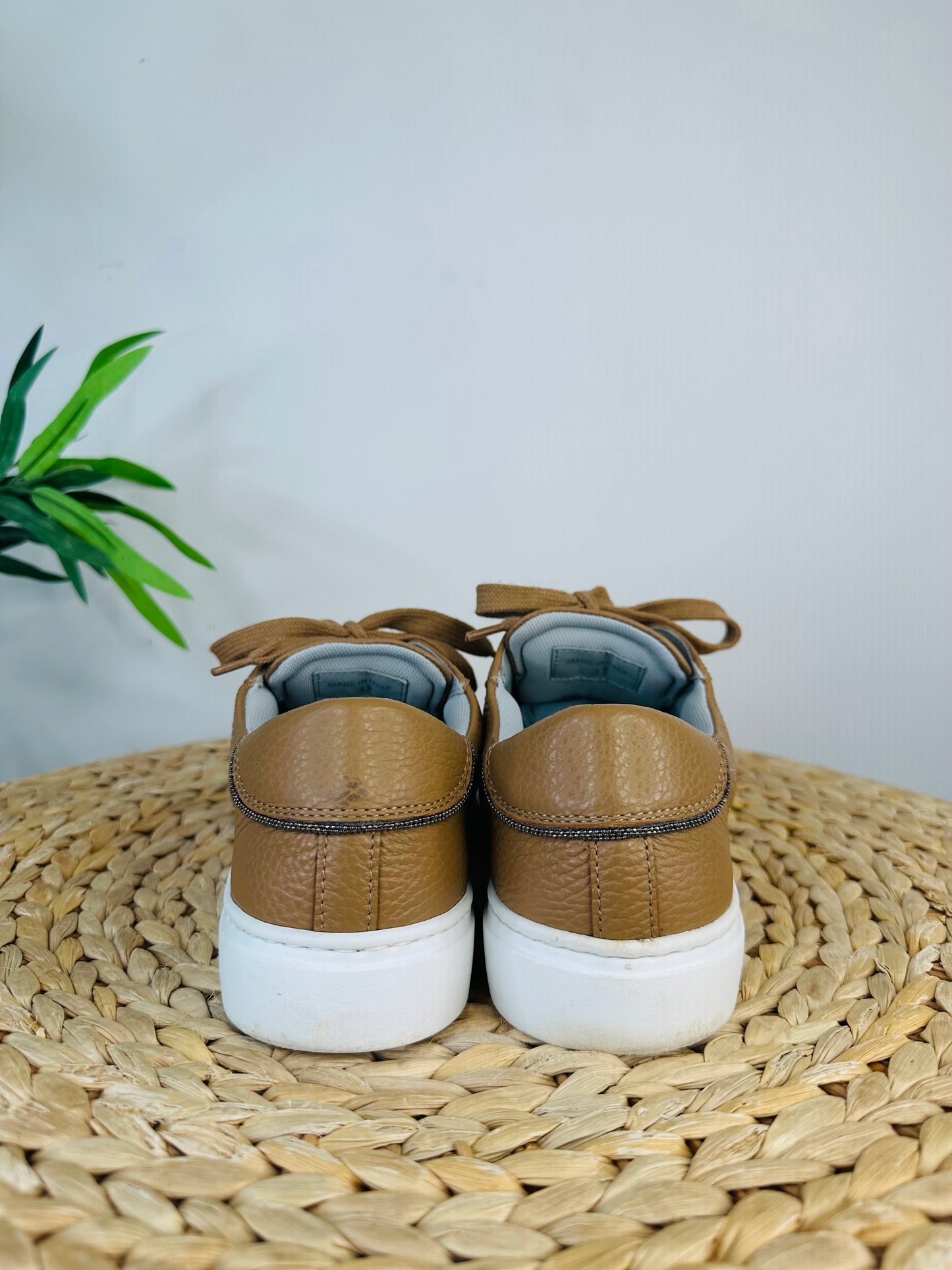 Leather Trainers - Size 39