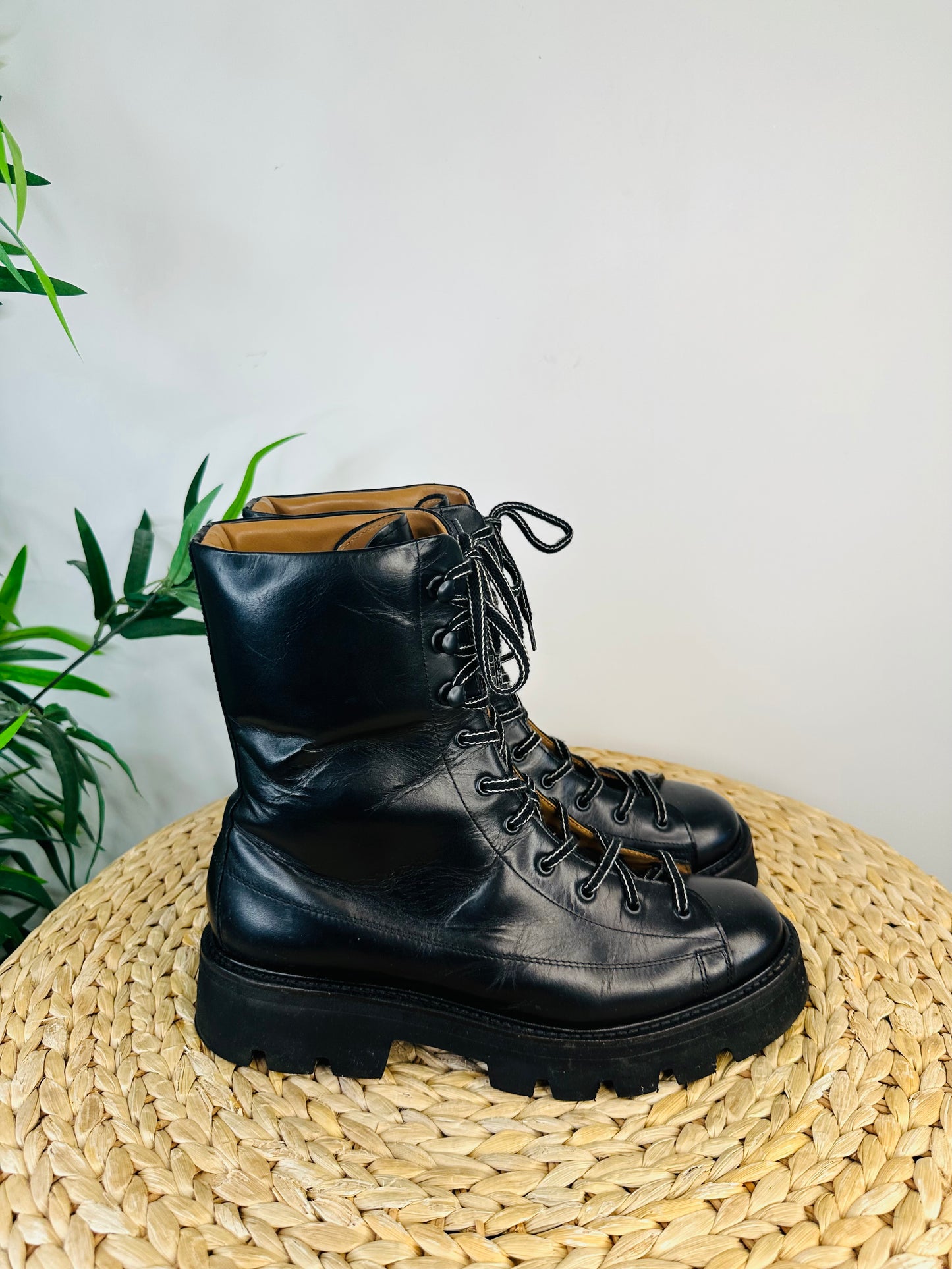 Leather Boots - Size 40